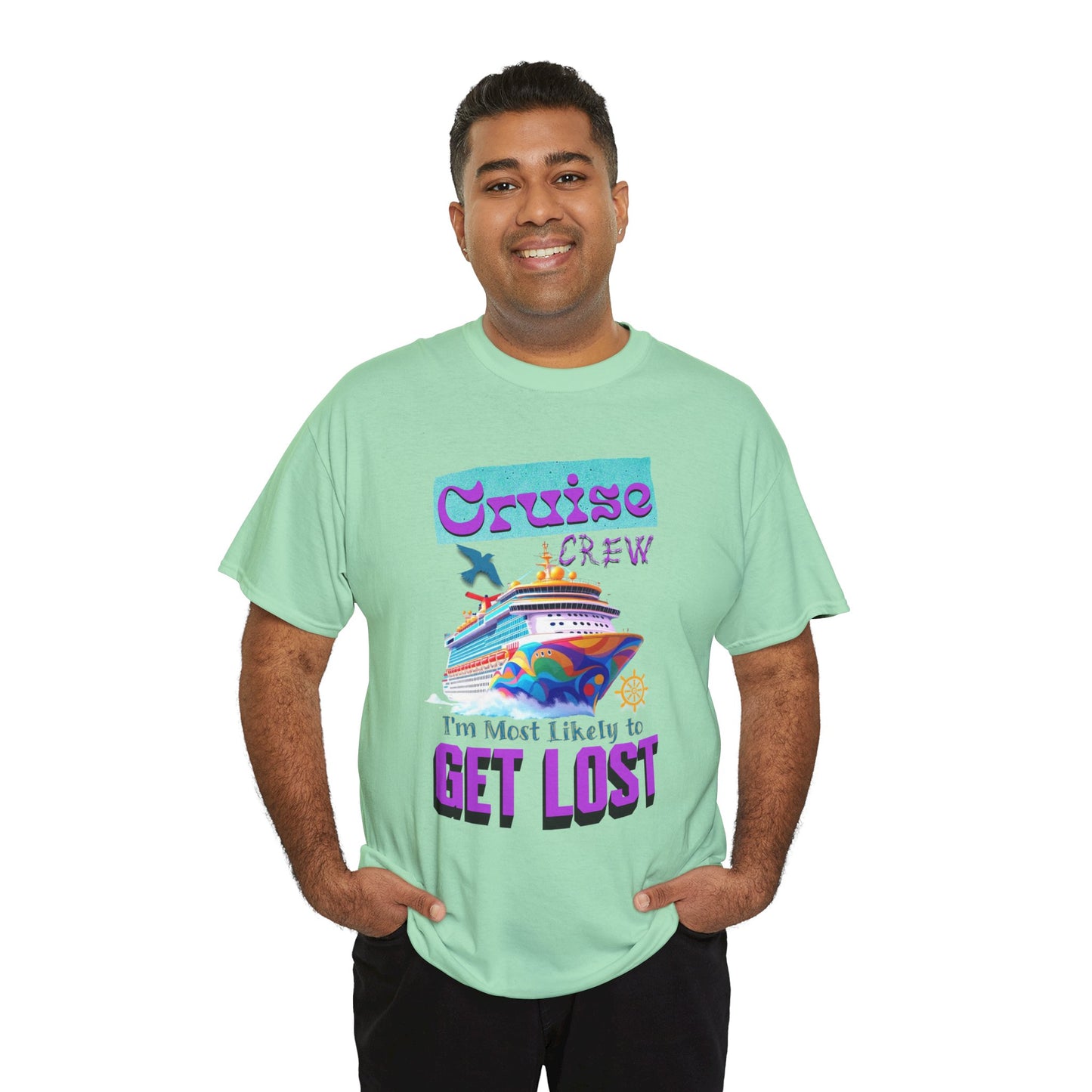 Cruise Crew T-Shirt - Funny Cruise Vacation Tees, Gift for Cruise Travelers, Funny Holiday Wardrobe, Nautical Adventure Apparel,