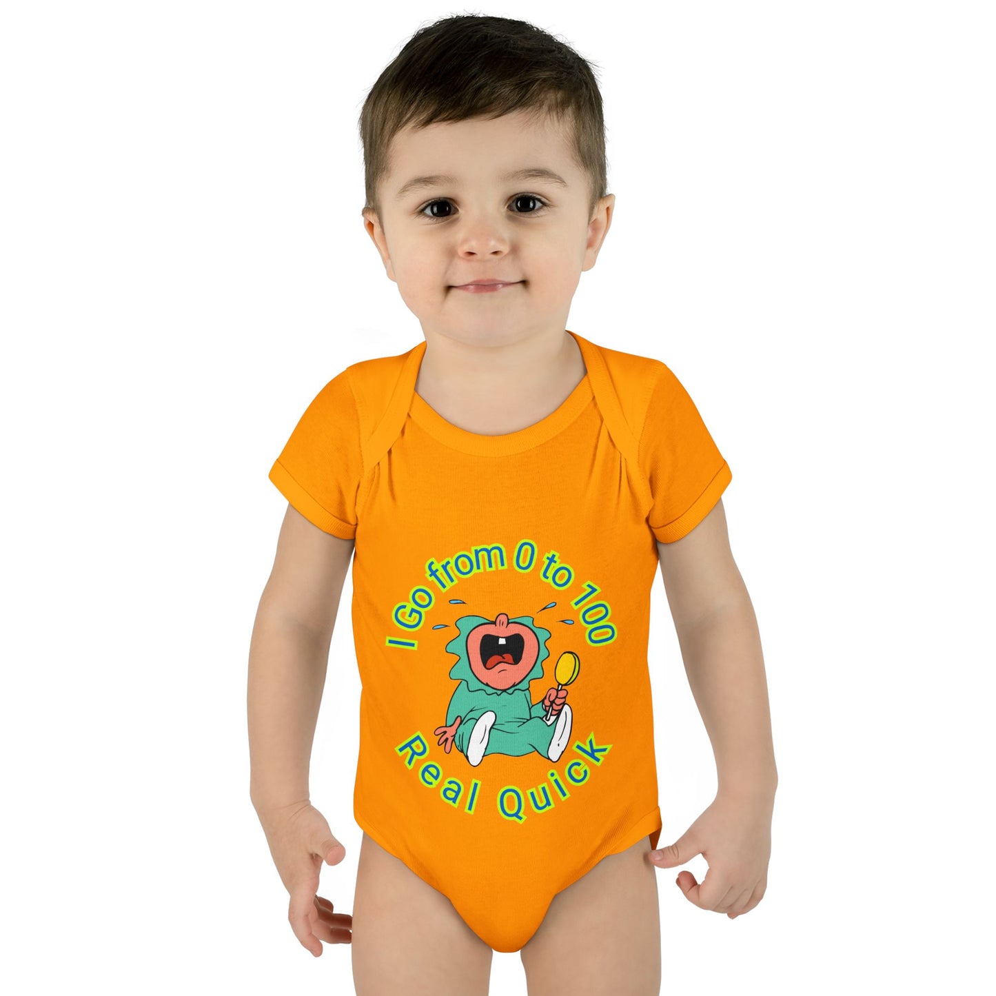 Funny Baby Onesies from 0 to 24 Months, Cute Colorful Baby Onesies for Boy or Girl, From 0 to 100 Real Quick, Newborn Baby Shower Gifts