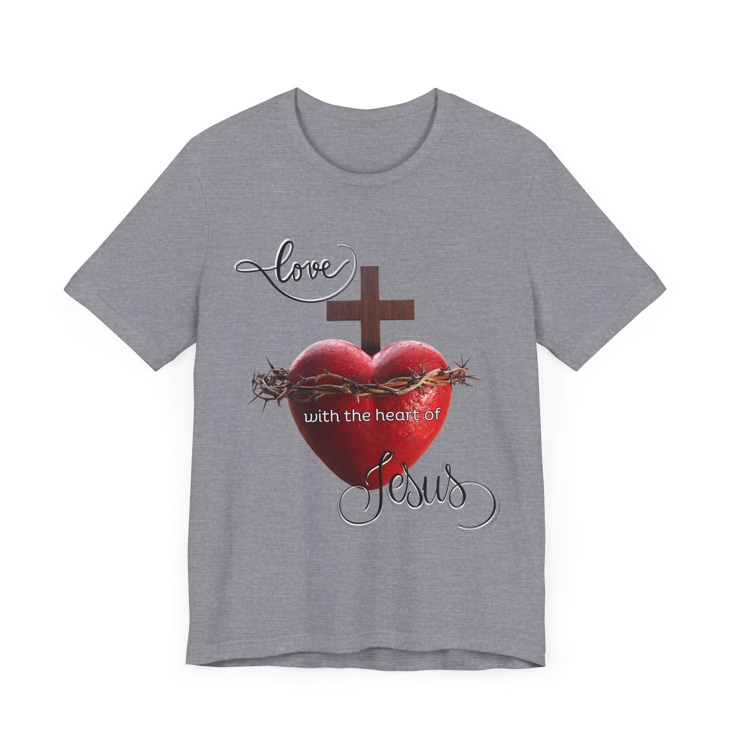 Religious T-Shirts for Men & Women, Christian T-Shirts, Christian Gifts, Jesus Loves Shirts, Jesus T-Shirts, Religious Jesus T-Shirt, Unisex Jersey Short Sleeve Tee