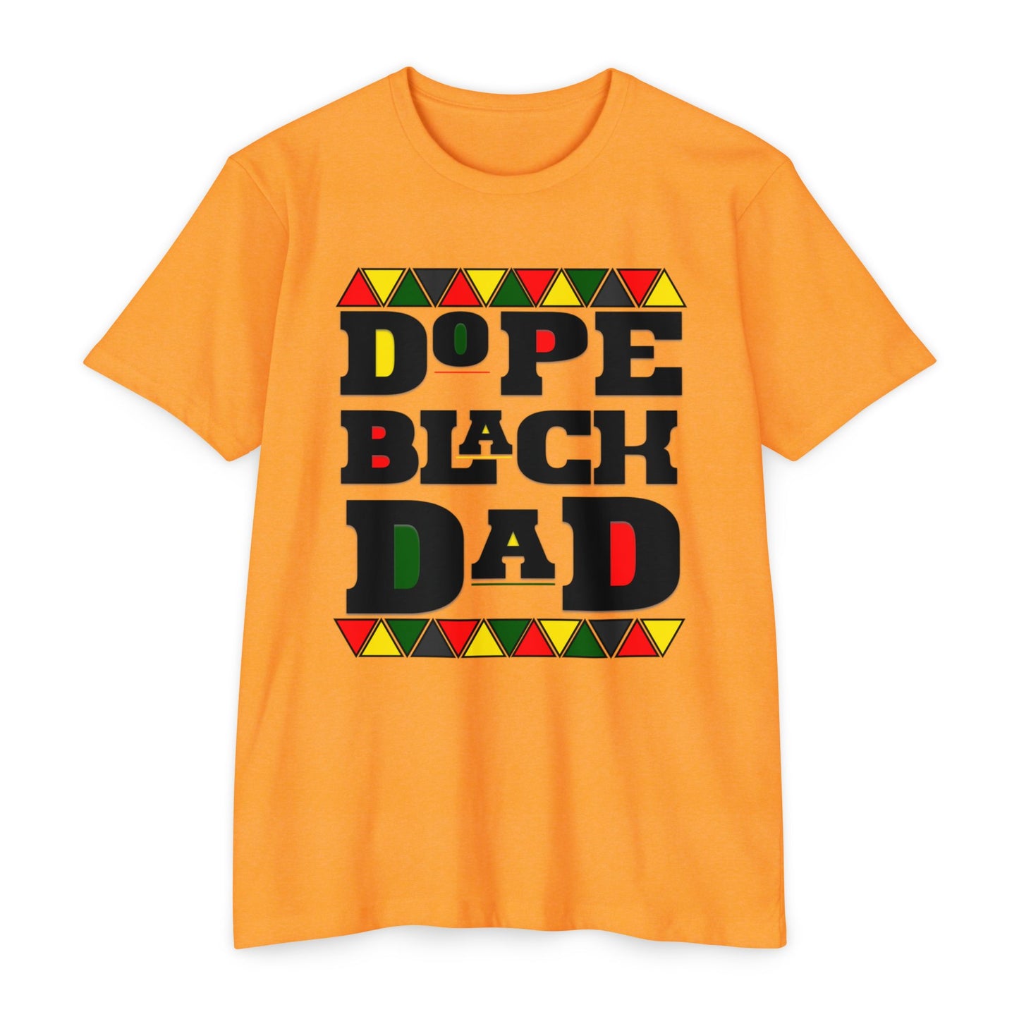 Dope Black Dad T-Shirt, Unisex Jersey Tee for Father's Day, Gift for Dads, Family Reunion Shirt, Cool Black Dad Apparel