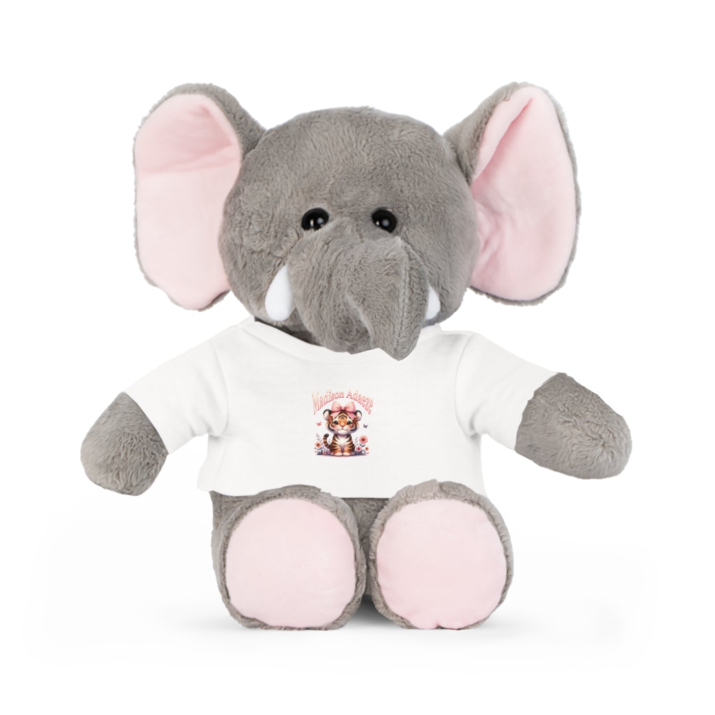 Custom Plush Toy with T-Shirt - Adorable Companion for Kids & Special Occasions, Newborn Personalized Baby Shower Gifts,