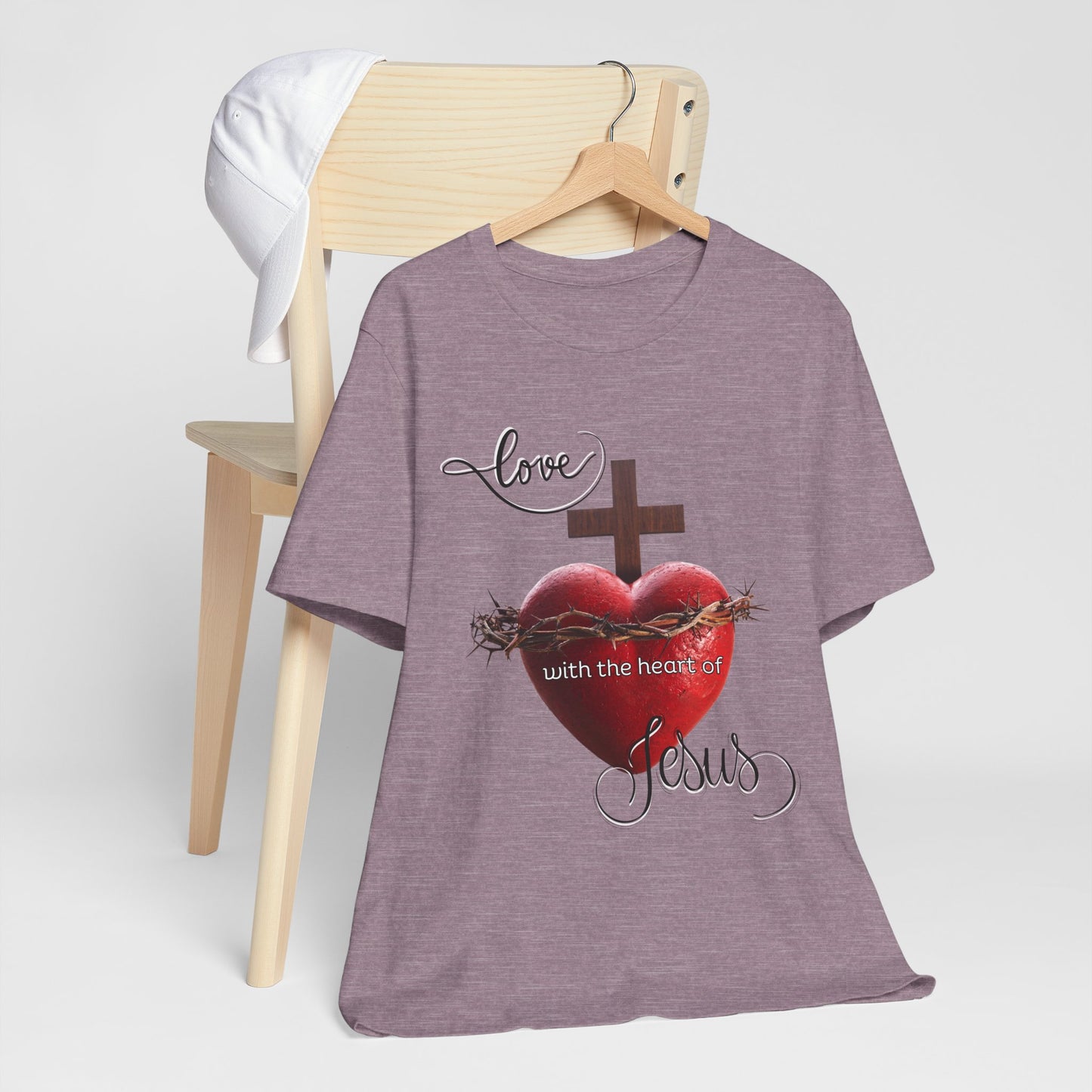 Religious T-Shirts for Men & Women, Christian T-Shirts, Christian Gifts, Jesus Loves Shirts, Jesus T-Shirts, Religious Jesus T-Shirt, Unisex Jersey Short Sleeve Tee