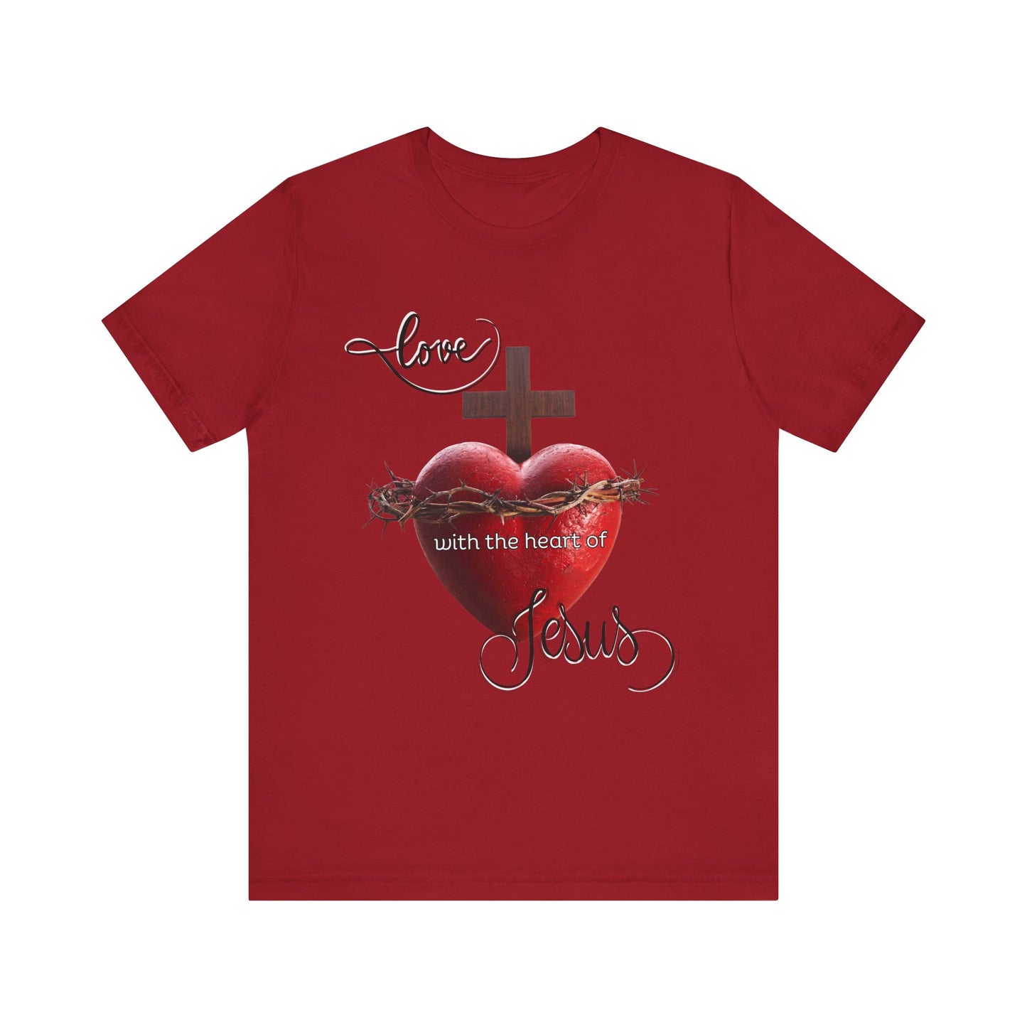 Religious T-Shirts for Men & Women, Christian T-Shirts, Christian Gifts, Jesus Loves Shirts, Jesus T-Shirts, Religious Jesus T-Shirt, Unisex Jersey Short Sleeve Tee