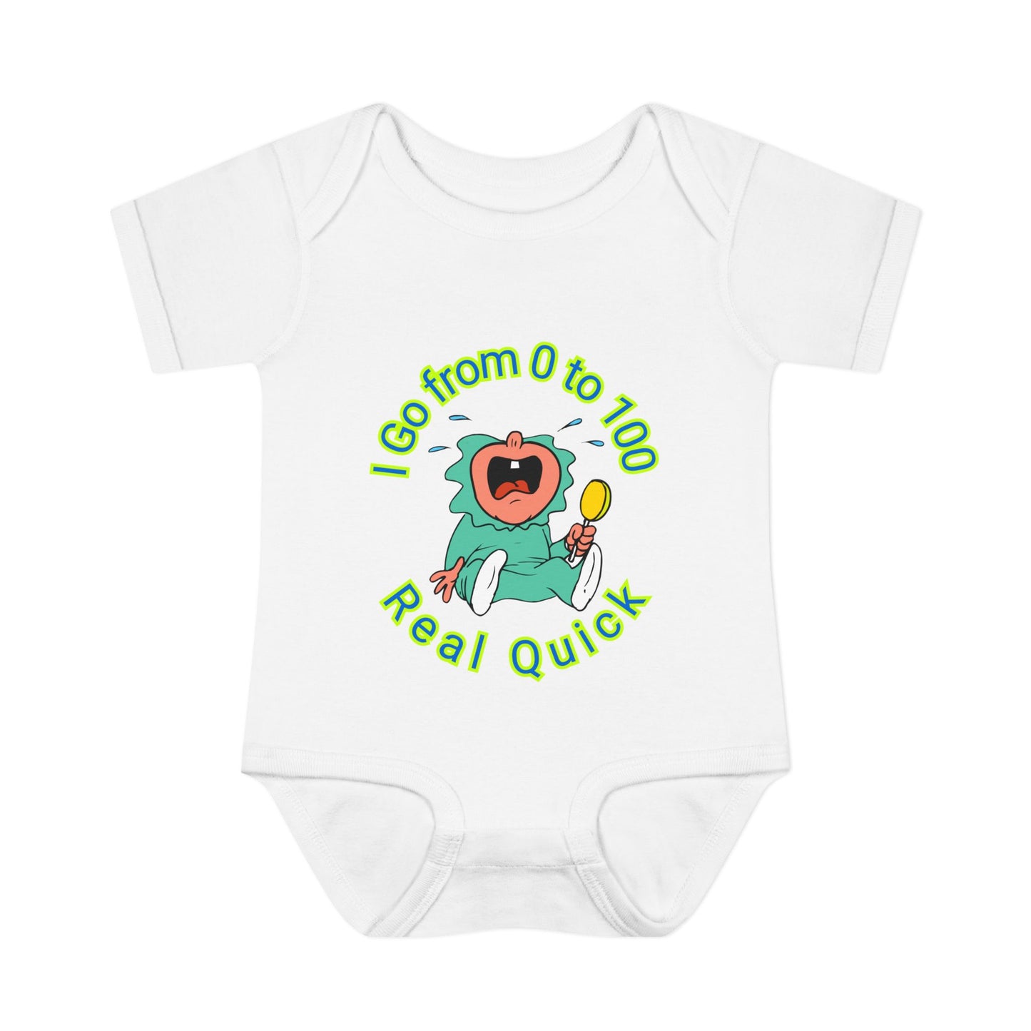 Funny Baby Onesies from 0 to 24 Months, Cute Colorful Baby Onesies for Boy or Girl, From 0 to 100 Real Quick, Newborn Baby Shower Gifts