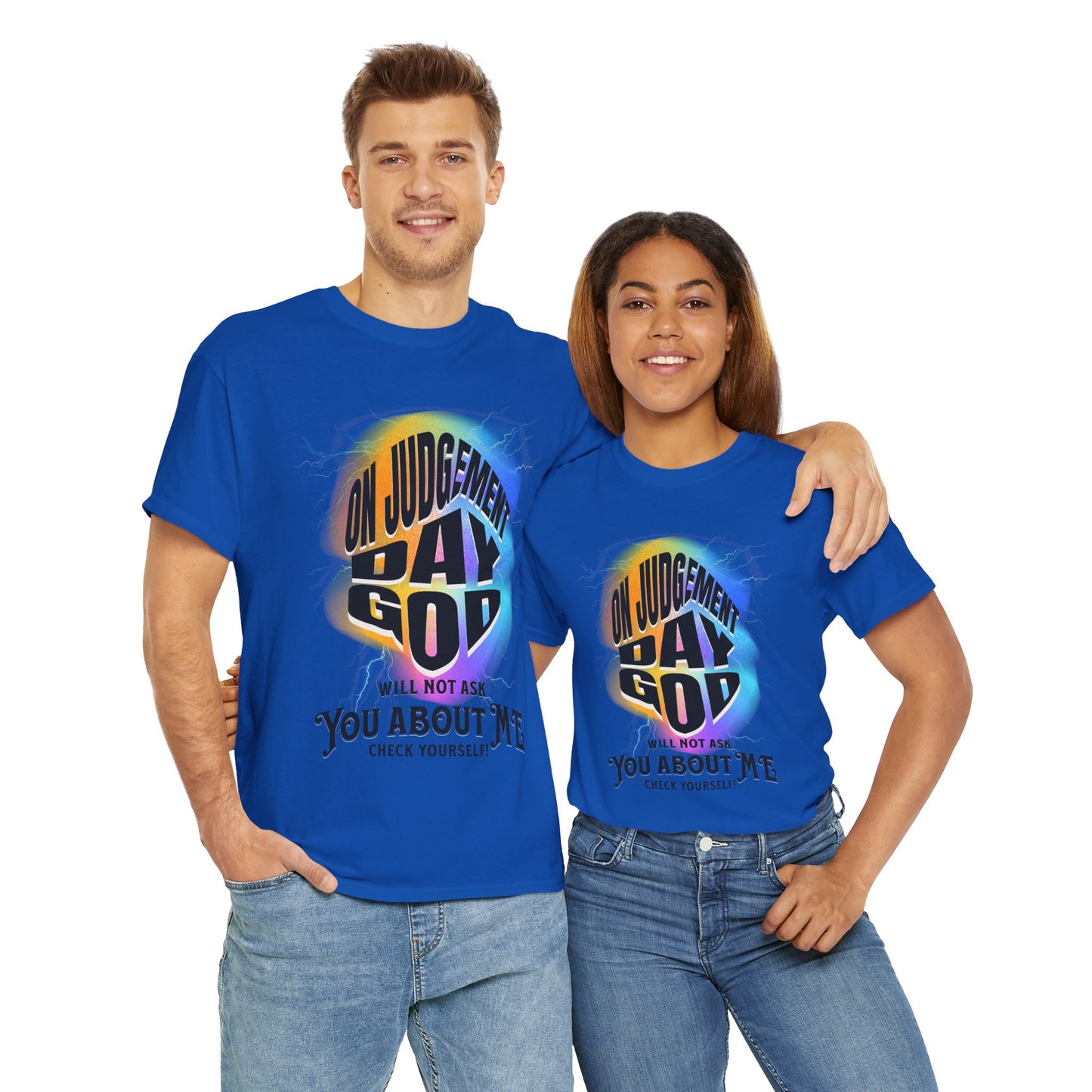 On Judgement Day Graphic Tee, Funny Christian T-Shirt for Men and Women, Gift for Believers, Casual Wear, Religious Statement T-Shirt