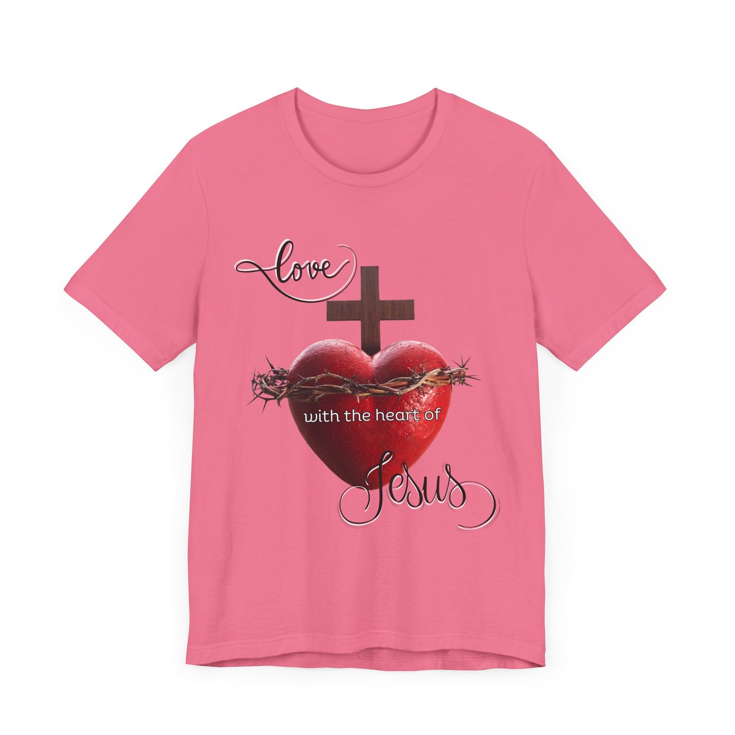 Religious T-Shirts for Men & Women, Christian T-Shirts, Christian Gifts, Jesus Loves Shirts, Jesus T-Shirts, Religious Jesus T-Shirt, Unisex Jersey Short Sleeve Tee