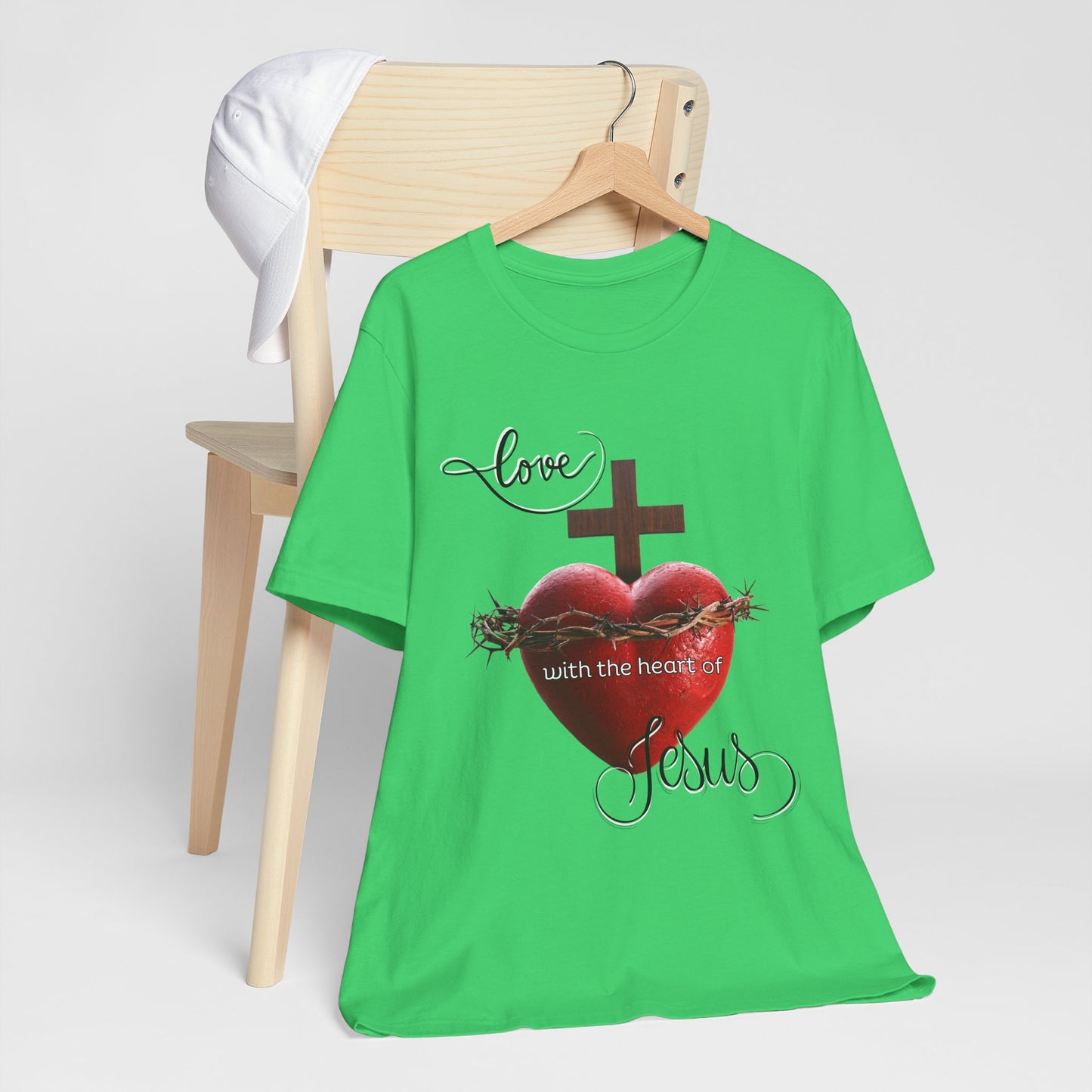 Religious T-Shirts for Men & Women, Christian T-Shirts, Christian Gifts, Jesus Loves Shirts, Jesus T-Shirts, Religious Jesus T-Shirt, Unisex Jersey Short Sleeve Tee