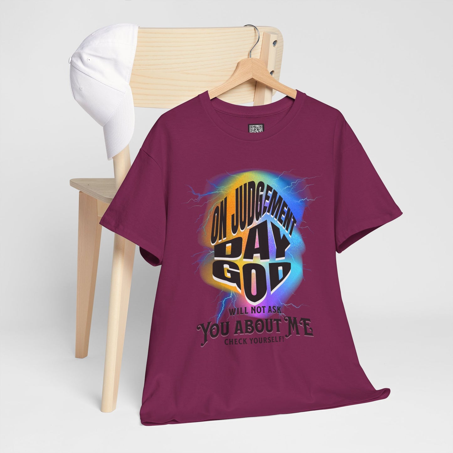 On Judgement Day Graphic Tee, Funny Christian T-Shirt for Men and Women, Gift for Believers, Casual Wear, Religious Statement T-Shirt