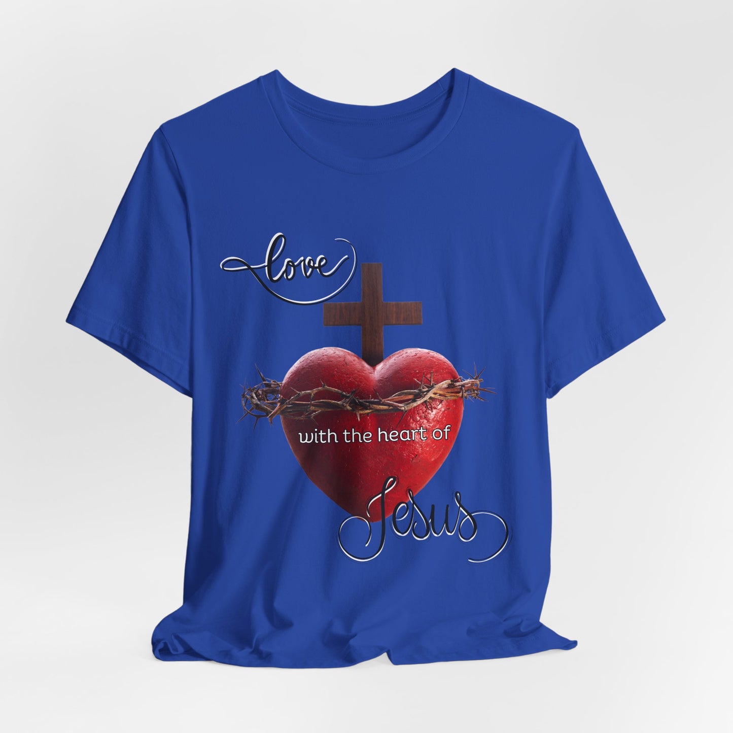 Religious T-Shirts for Men & Women, Christian T-Shirts, Christian Gifts, Jesus Loves Shirts, Jesus T-Shirts, Religious Jesus T-Shirt, Unisex Jersey Short Sleeve Tee