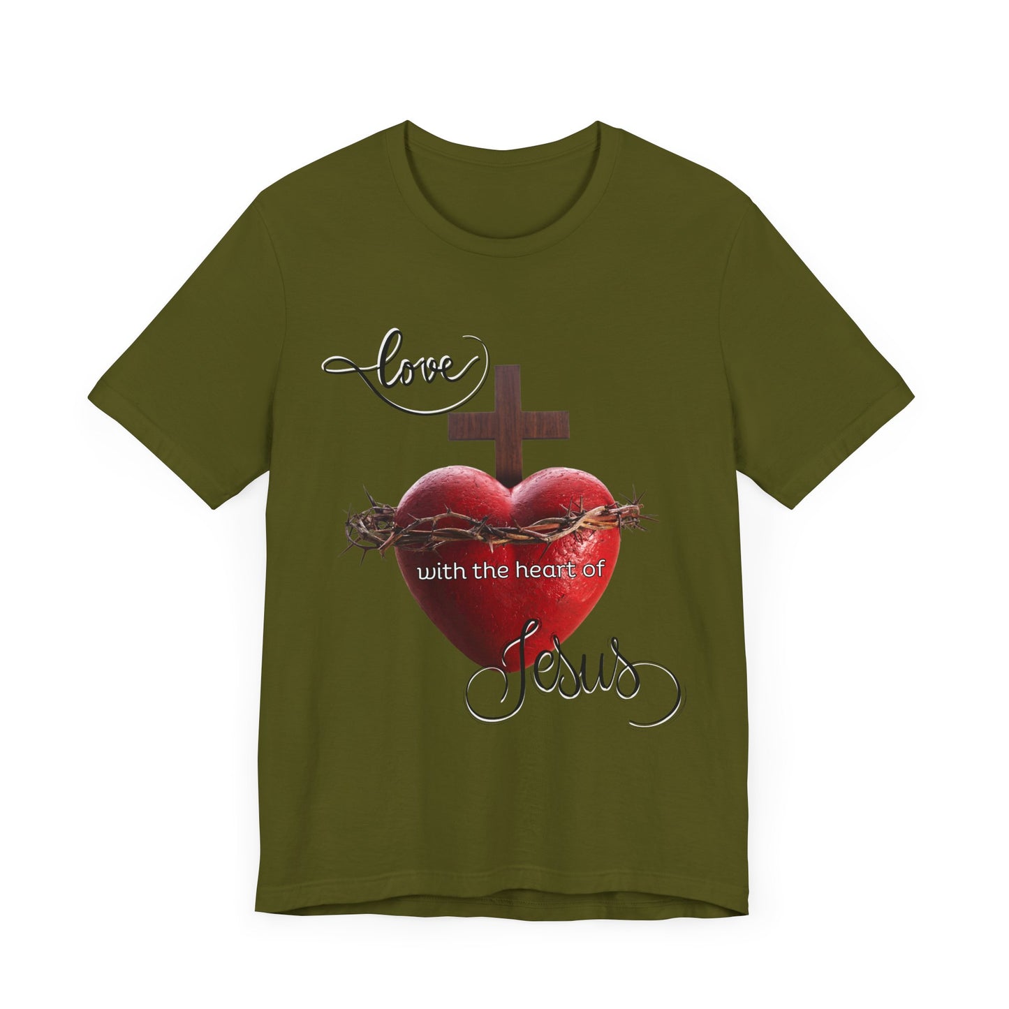 Religious T-Shirts for Men & Women, Christian T-Shirts, Christian Gifts, Jesus Loves Shirts, Jesus T-Shirts, Religious Jesus T-Shirt, Unisex Jersey Short Sleeve Tee