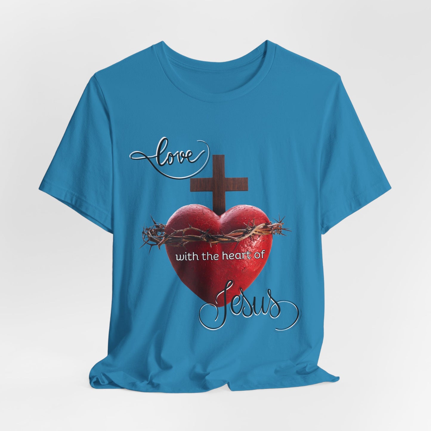 Religious T-Shirts for Men & Women, Christian T-Shirts, Christian Gifts, Jesus Loves Shirts, Jesus T-Shirts, Religious Jesus T-Shirt, Unisex Jersey Short Sleeve Tee