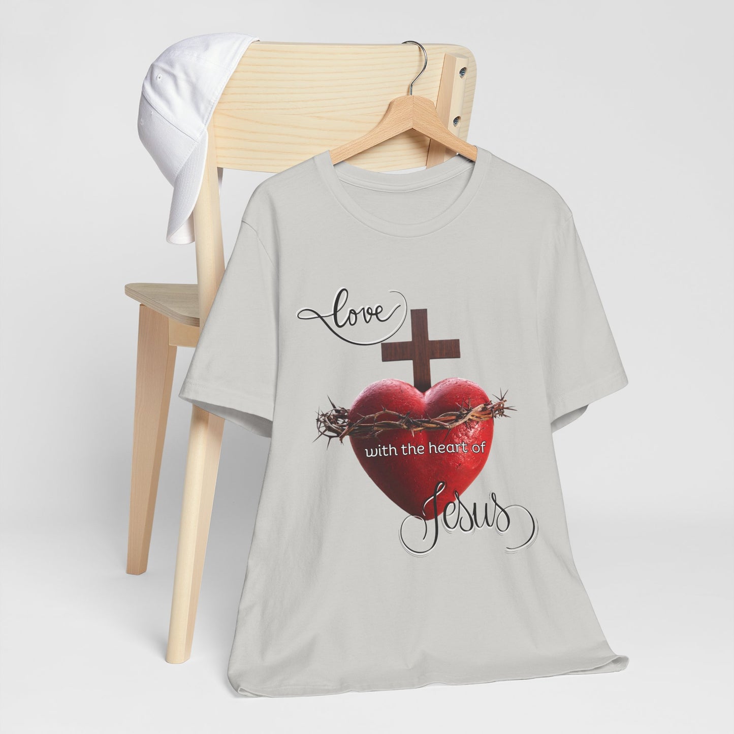 Religious T-Shirts for Men & Women, Christian T-Shirts, Christian Gifts, Jesus Loves Shirts, Jesus T-Shirts, Religious Jesus T-Shirt, Unisex Jersey Short Sleeve Tee