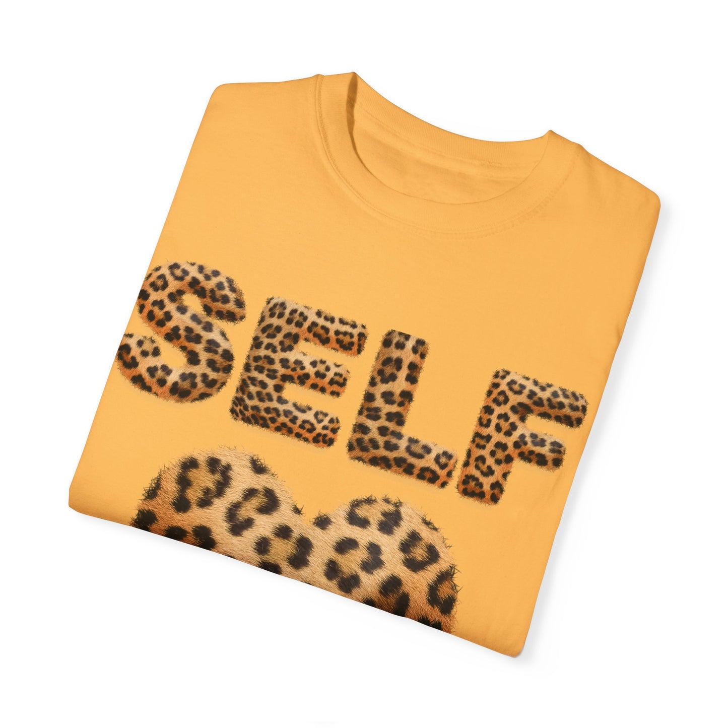 "Self-Love Is Not Selfish" Unisex Garment-Dyed T-shirt, I Love Myself T-Shirts for Women, Black Women Empowerment, Black Girl Magic