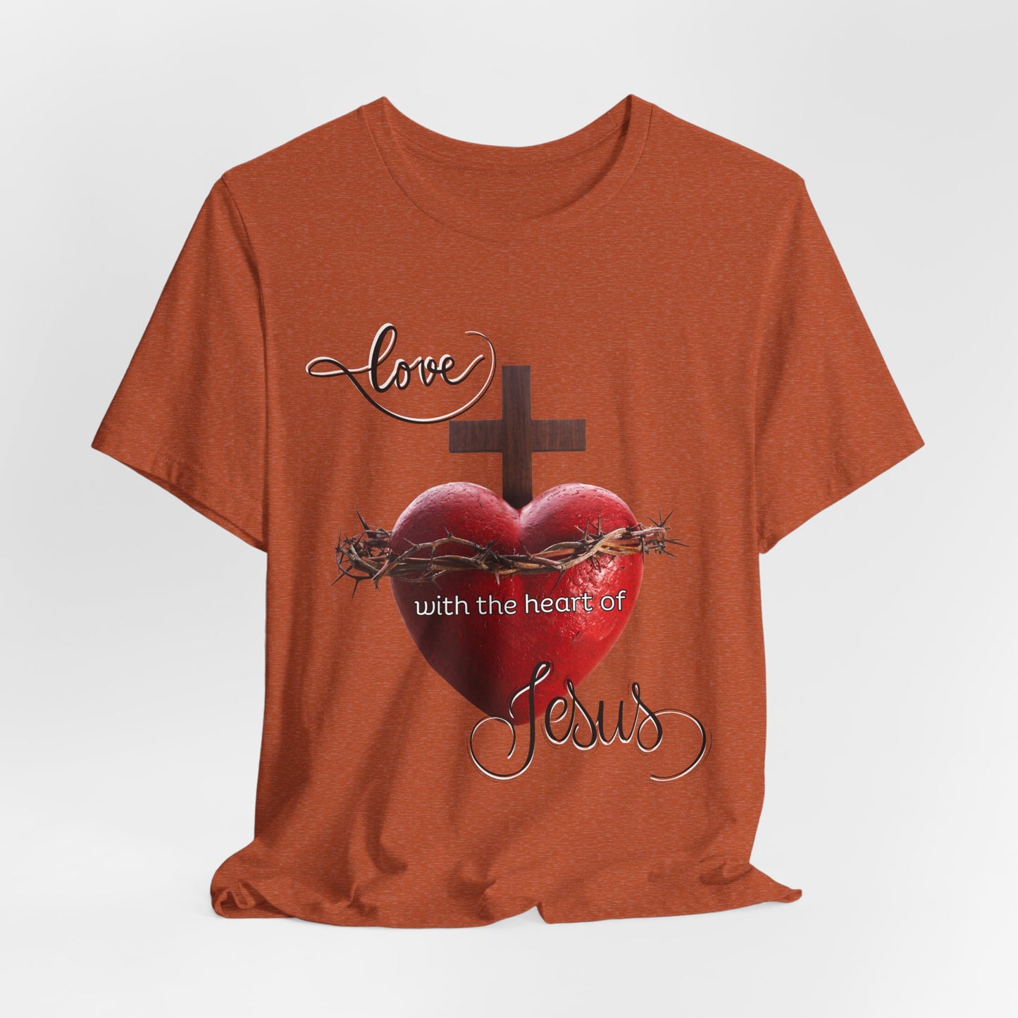 Religious T-Shirts for Men & Women, Christian T-Shirts, Christian Gifts, Jesus Loves Shirts, Jesus T-Shirts, Religious Jesus T-Shirt, Unisex Jersey Short Sleeve Tee