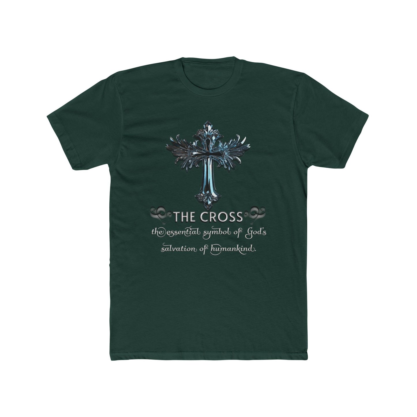 Faith-Inspired Unisex Tee, The Cross, A Symbol of Salvation, Christian Merchandise Great for Gifting, Religious Inspirational Tees