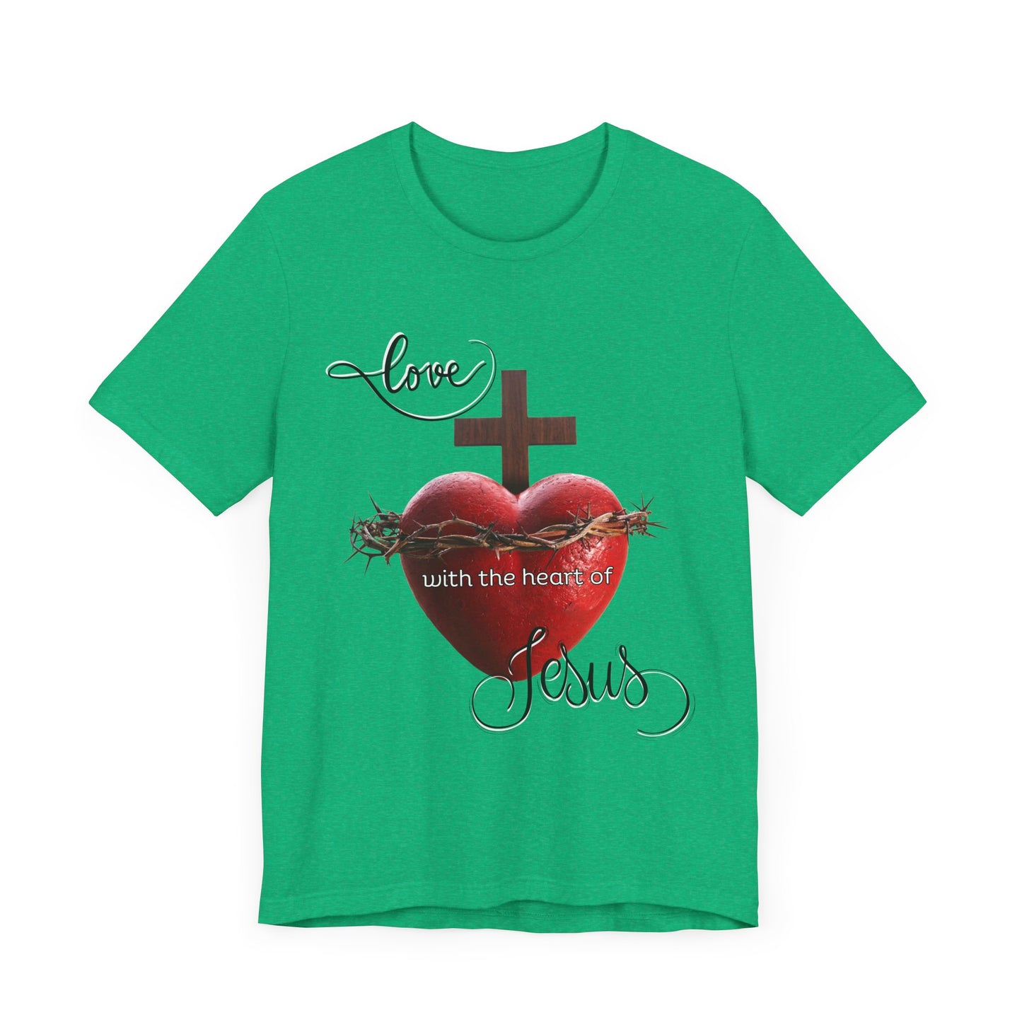 Religious T-Shirts for Men & Women, Christian T-Shirts, Christian Gifts, Jesus Loves Shirts, Jesus T-Shirts, Religious Jesus T-Shirt, Unisex Jersey Short Sleeve Tee