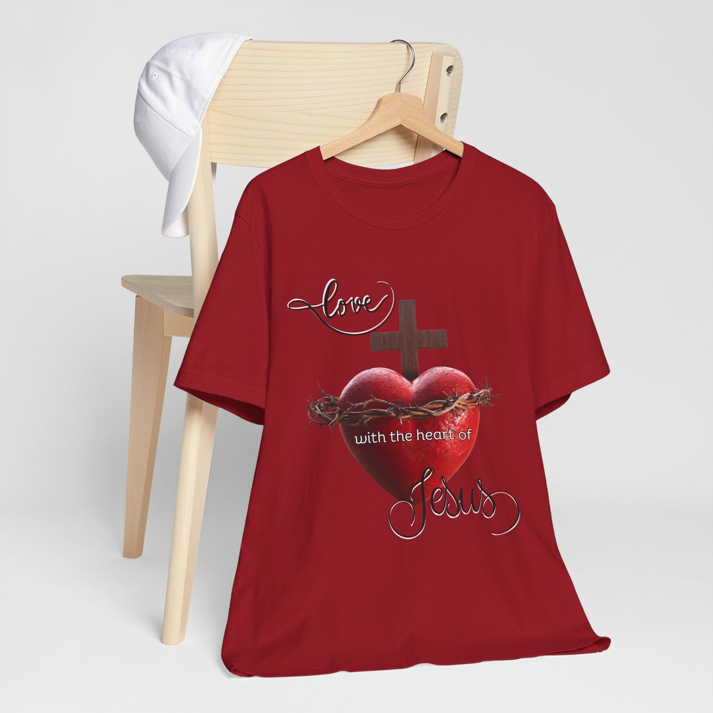 Religious T-Shirts for Men & Women, Christian T-Shirts, Christian Gifts, Jesus Loves Shirts, Jesus T-Shirts, Religious Jesus T-Shirt, Unisex Jersey Short Sleeve Tee