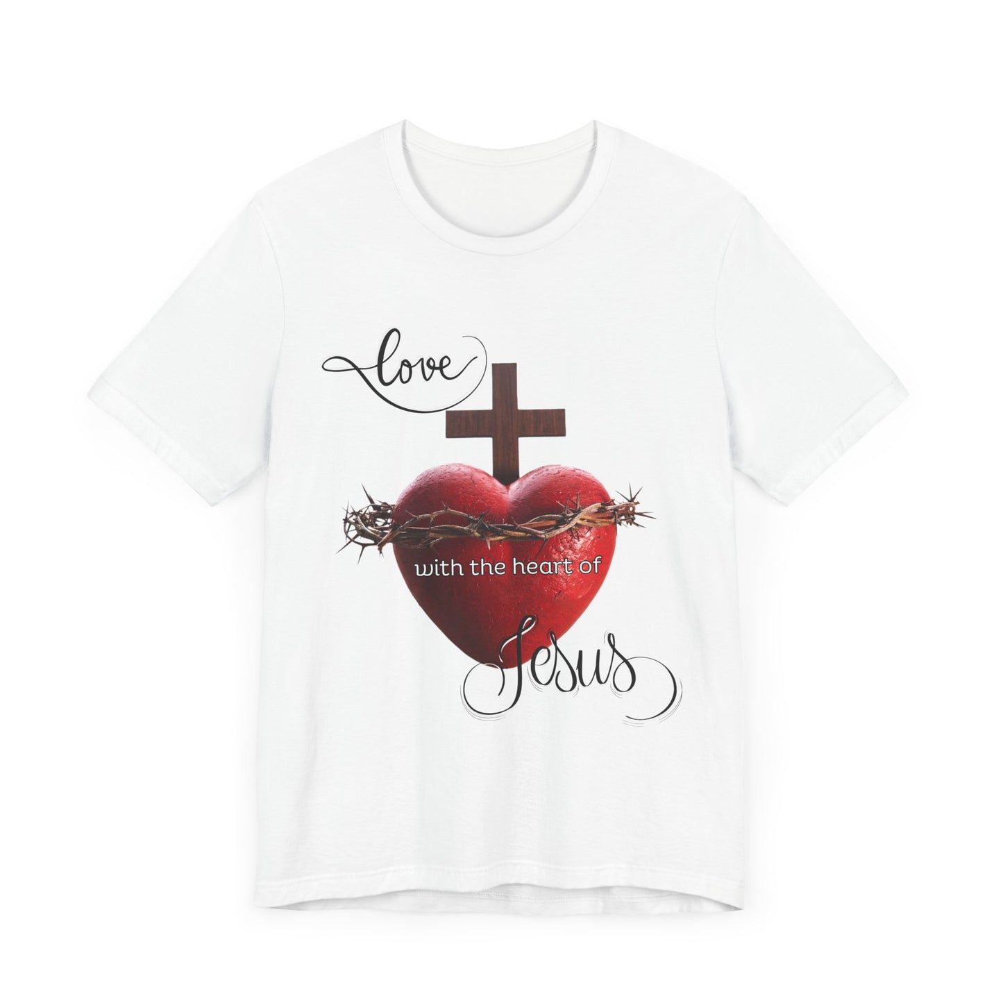Religious T-Shirts for Men & Women, Christian T-Shirts, Christian Gifts, Jesus Loves Shirts, Jesus T-Shirts, Religious Jesus T-Shirt, Unisex Jersey Short Sleeve Tee