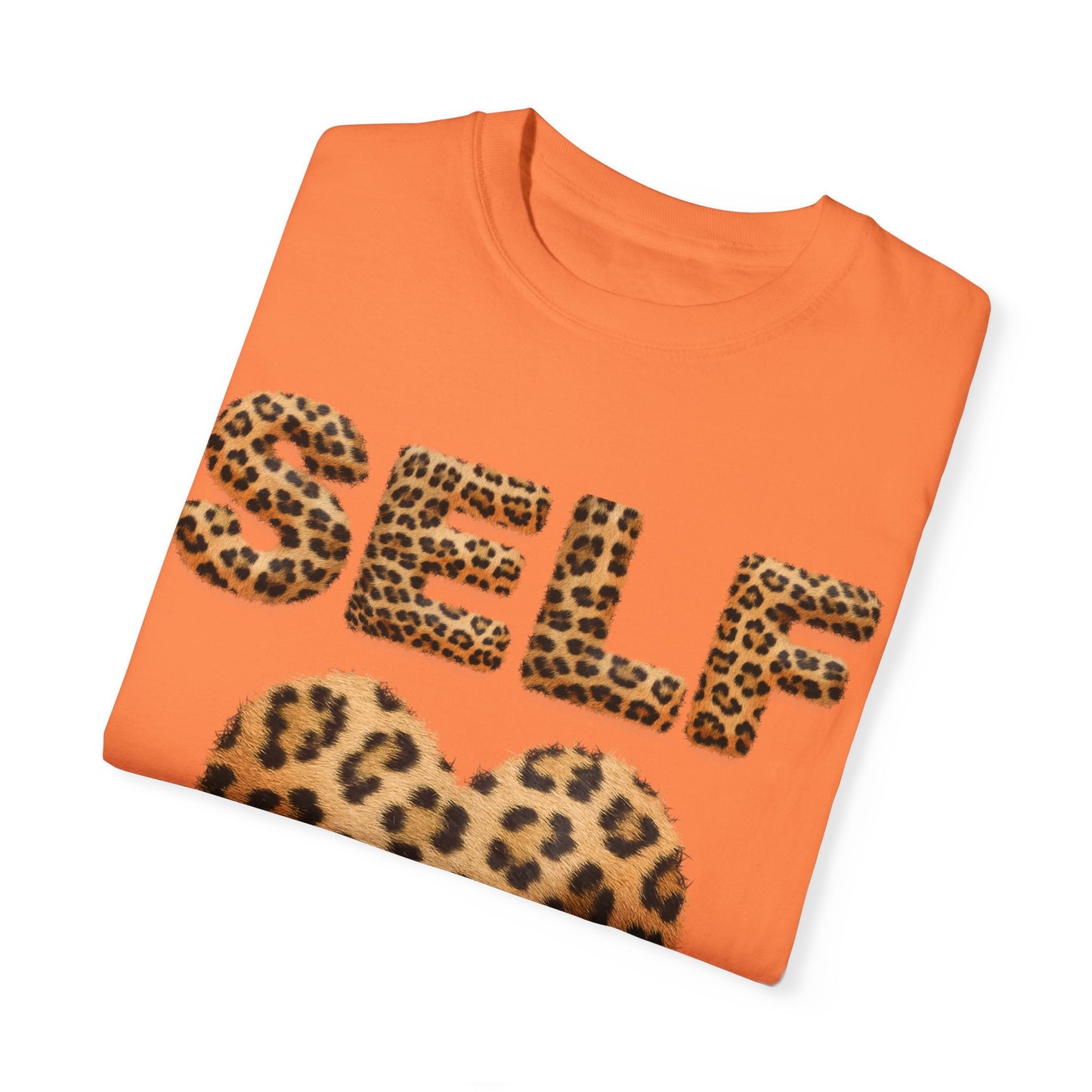 "Self-Love Is Not Selfish" Unisex Garment-Dyed T-shirt, I Love Myself T-Shirts for Women, Black Women Empowerment, Black Girl Magic
