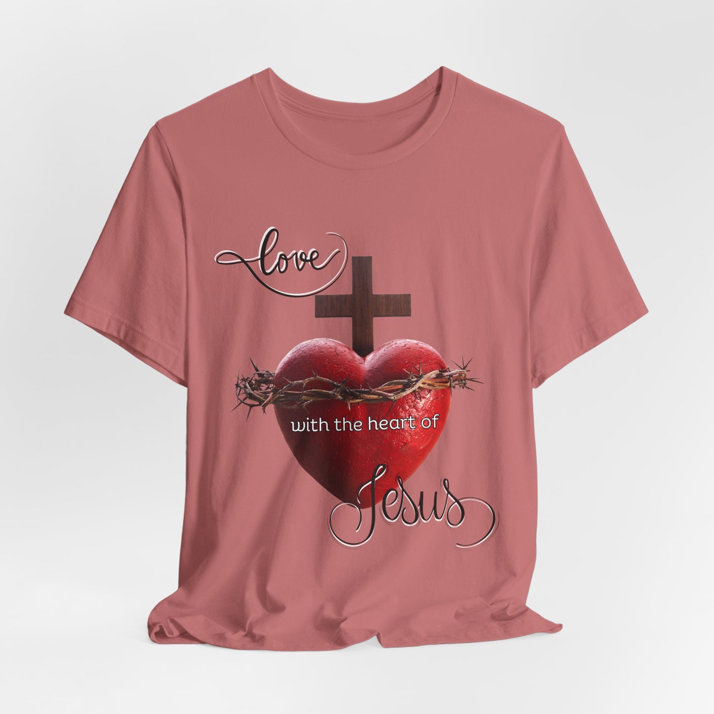 Religious T-Shirts for Men & Women, Christian T-Shirts, Christian Gifts, Jesus Loves Shirts, Jesus T-Shirts, Religious Jesus T-Shirt, Unisex Jersey Short Sleeve Tee