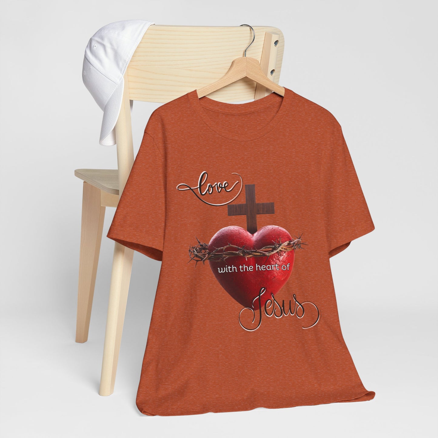 Religious T-Shirts for Men & Women, Christian T-Shirts, Christian Gifts, Jesus Loves Shirts, Jesus T-Shirts, Religious Jesus T-Shirt, Unisex Jersey Short Sleeve Tee