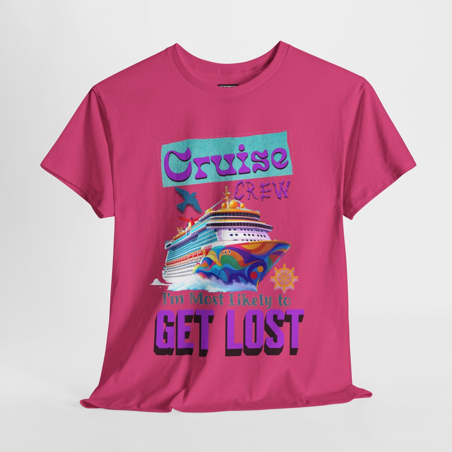 Cruise Crew T-Shirt - Funny Cruise Vacation Tees, Gift for Cruise Travelers, Funny Holiday Wardrobe, Nautical Adventure Apparel,