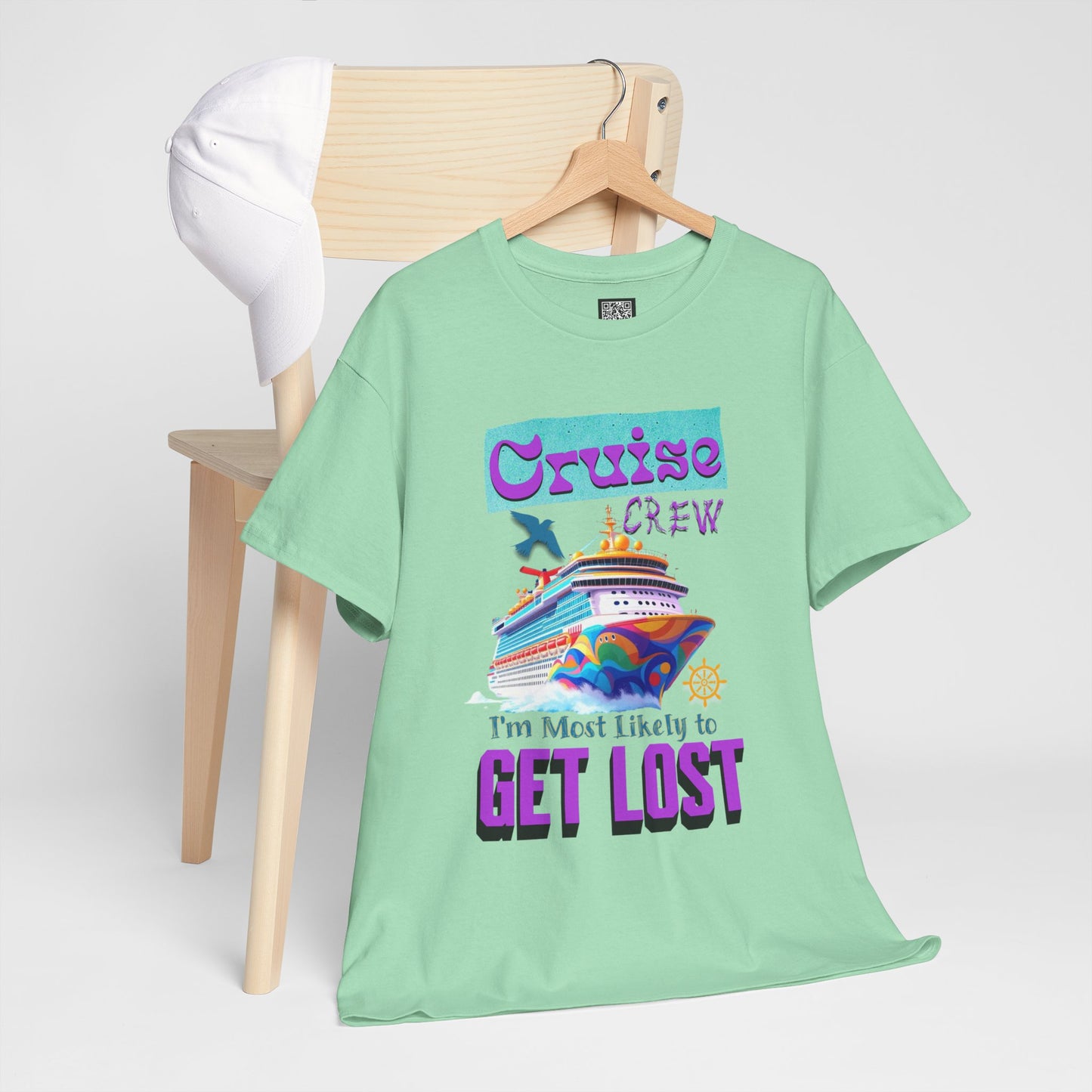 Cruise Crew T-Shirt - Funny Cruise Vacation Tees, Gift for Cruise Travelers, Funny Holiday Wardrobe, Nautical Adventure Apparel,