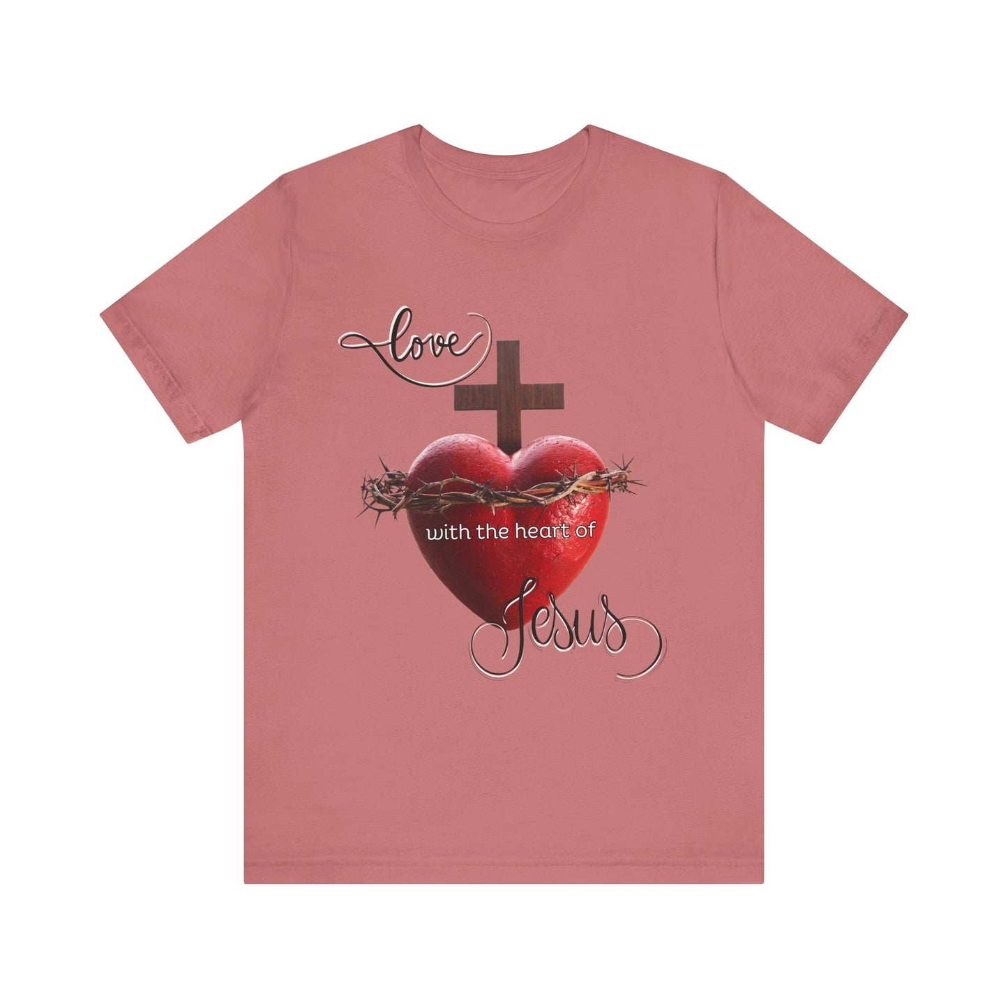 Religious T-Shirts for Men & Women, Christian T-Shirts, Christian Gifts, Jesus Loves Shirts, Jesus T-Shirts, Religious Jesus T-Shirt, Unisex Jersey Short Sleeve Tee
