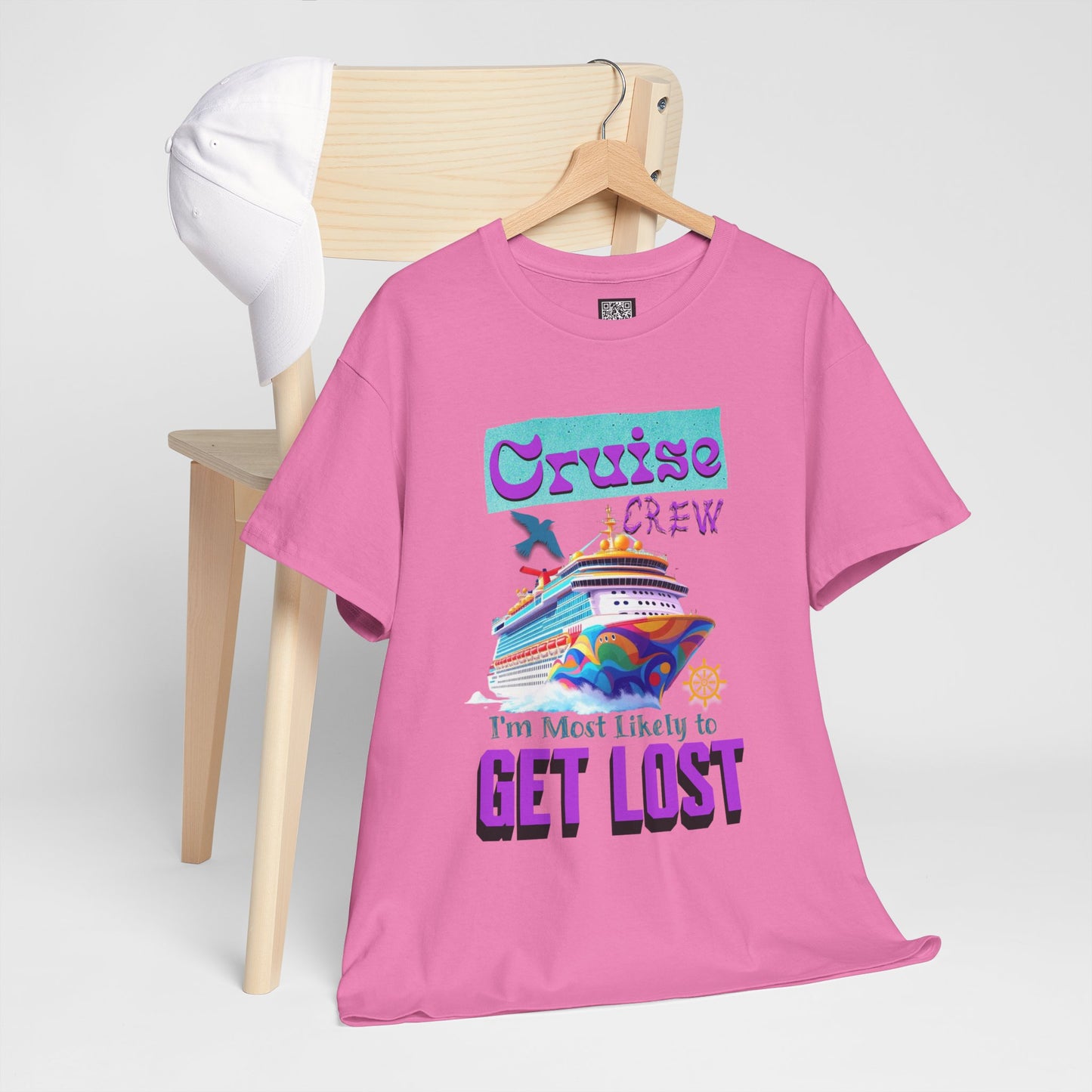 Cruise Crew T-Shirt - Funny Cruise Vacation Tees, Gift for Cruise Travelers, Funny Holiday Wardrobe, Nautical Adventure Apparel,