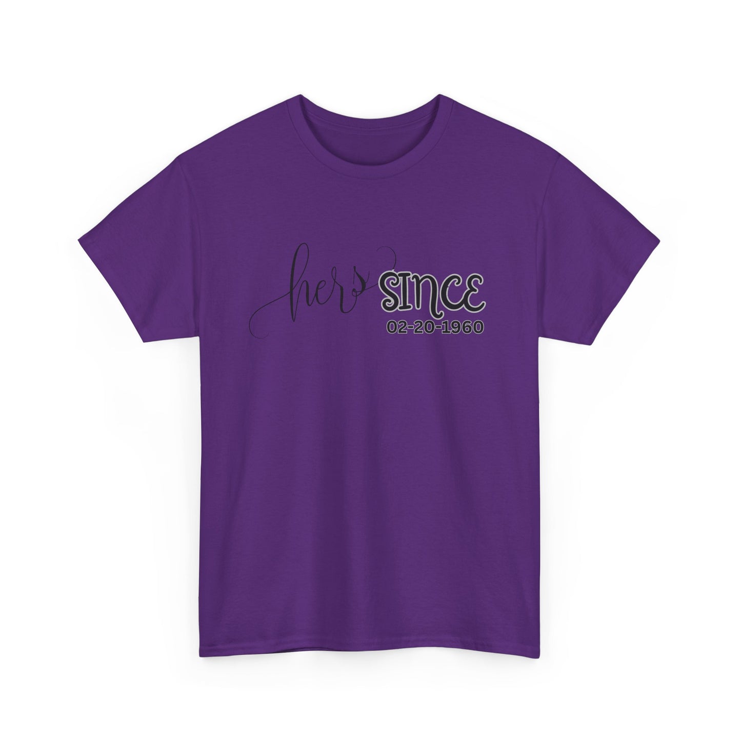Personalized His and Hers Valentine T-Shirts, Custom Valentine T-Shirts, Unisex Valentine T-Shirts, T-Shirts for Couples, (His Sold Separately)