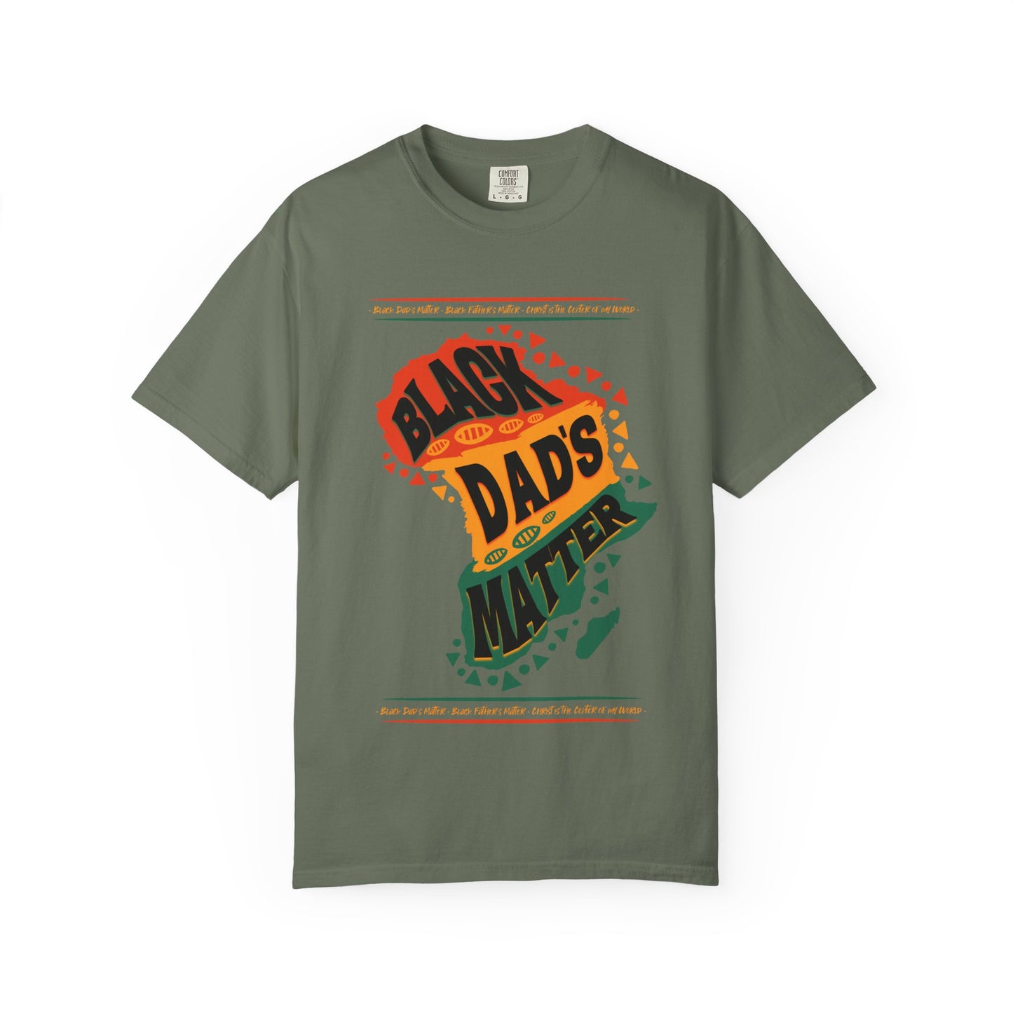 Black Dads Matter Unisex T-Shirt, Perfect for Father's Day, Family Gatherings, and Everyday Wear, Support Black Fatherhood
