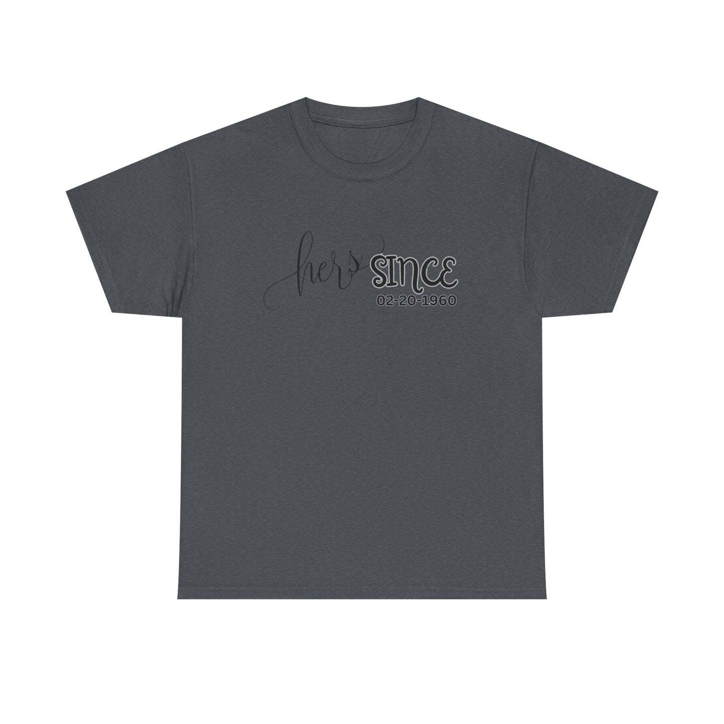 Personalized His and Hers Valentine T-Shirts, Custom Valentine T-Shirts, Unisex Valentine T-Shirts, T-Shirts for Couples, (His Sold Separately)
