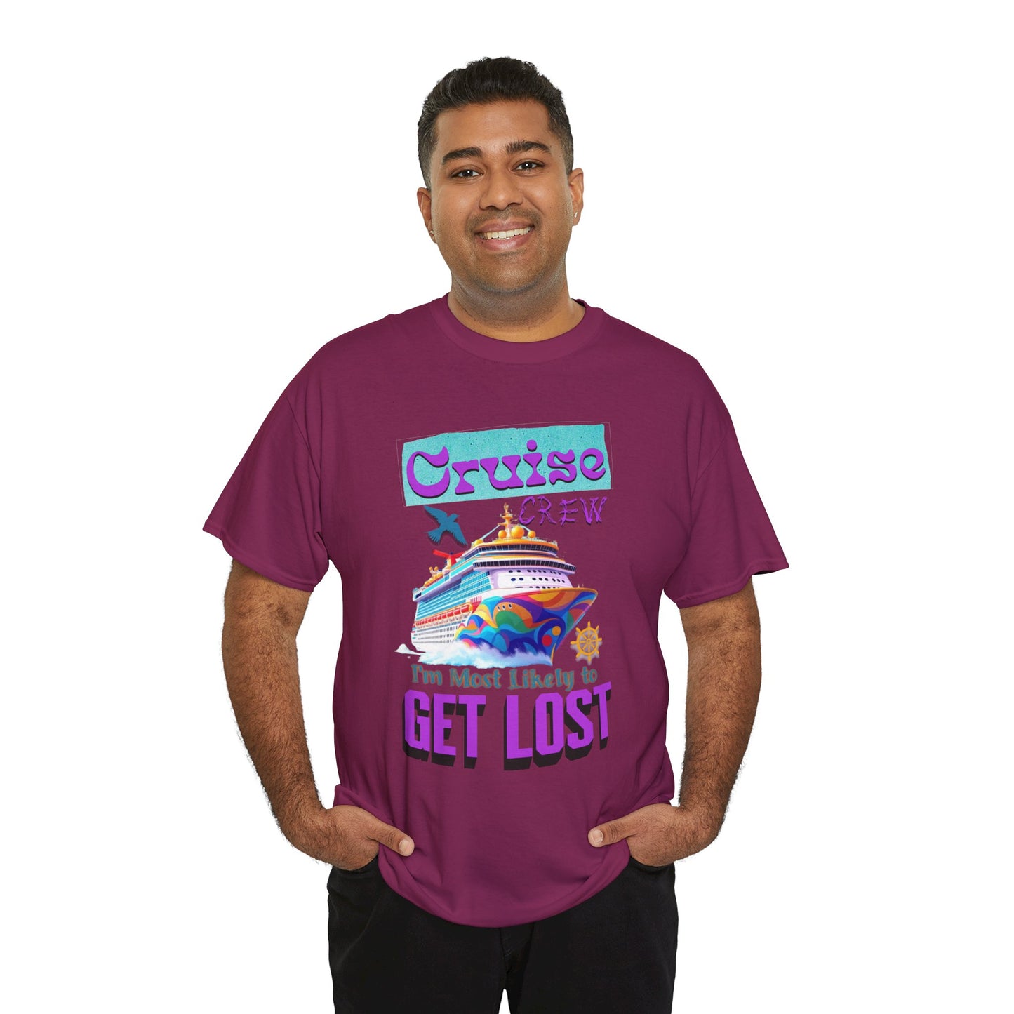 Cruise Crew T-Shirt - Funny Cruise Vacation Tees, Gift for Cruise Travelers, Funny Holiday Wardrobe, Nautical Adventure Apparel,
