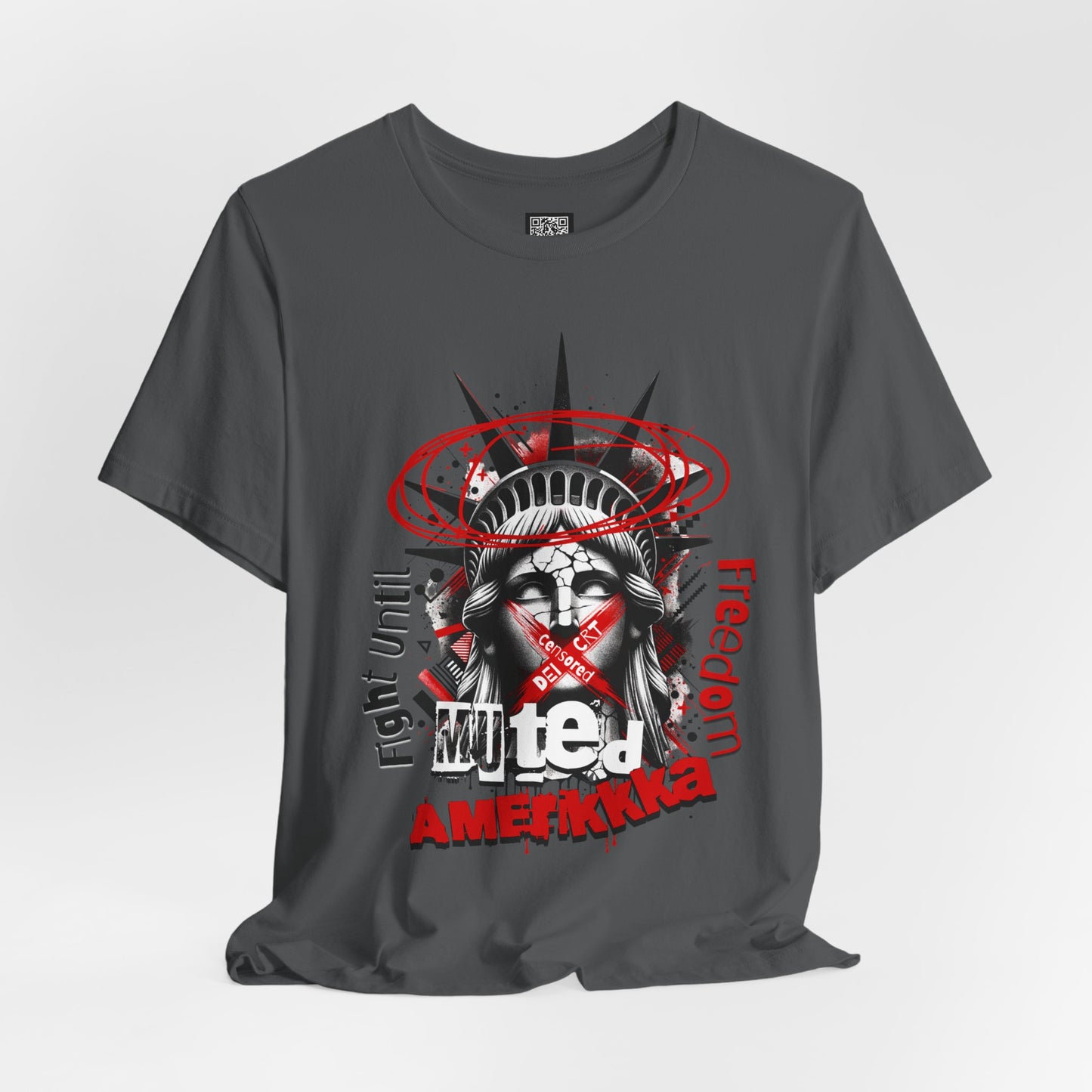 Patriotic Freedom Graphic Tee, Fight Oligarchy in America T-Shirts, This is America Shirt, Unisex Freedom for America Tees
