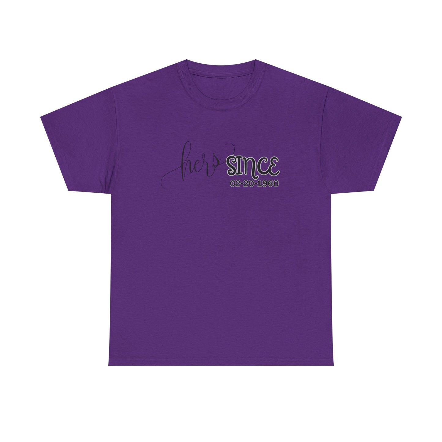 Personalized His and Hers Valentine T-Shirts, Custom Valentine T-Shirts, Unisex Valentine T-Shirts, T-Shirts for Couples, (His Sold Separately)