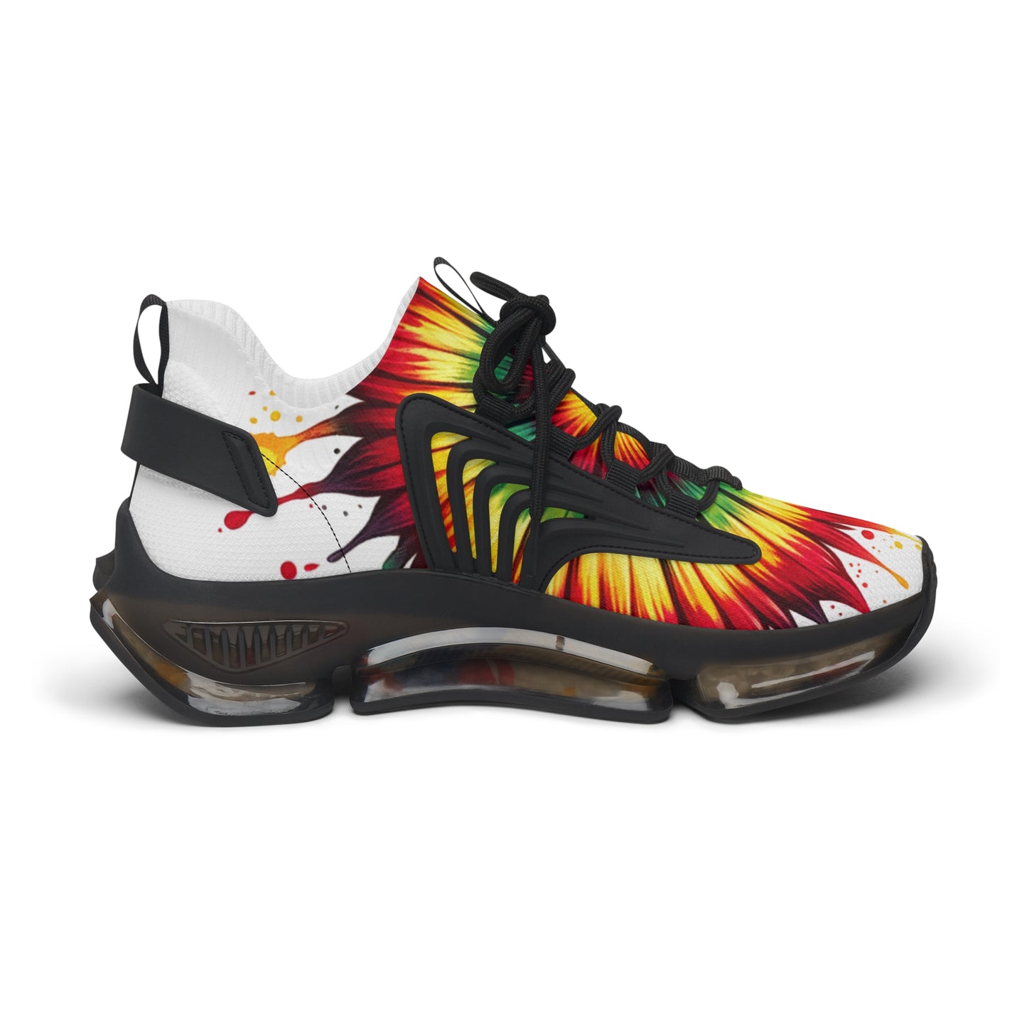 Vibrant Women's Mesh Sneakers, Stylish Athletic Shoes, Trendy Fitness Footwear, Colorful Sports Sneakers, Unique Daily Wear Footwear