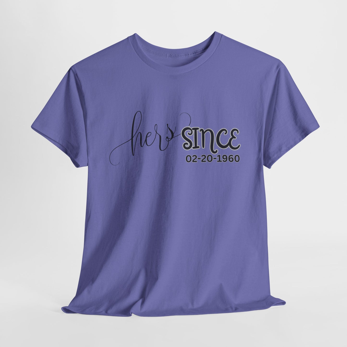 Personalized His and Hers Valentine T-Shirts, Custom Valentine T-Shirts, Unisex Valentine T-Shirts, T-Shirts for Couples, (His Sold Separately)