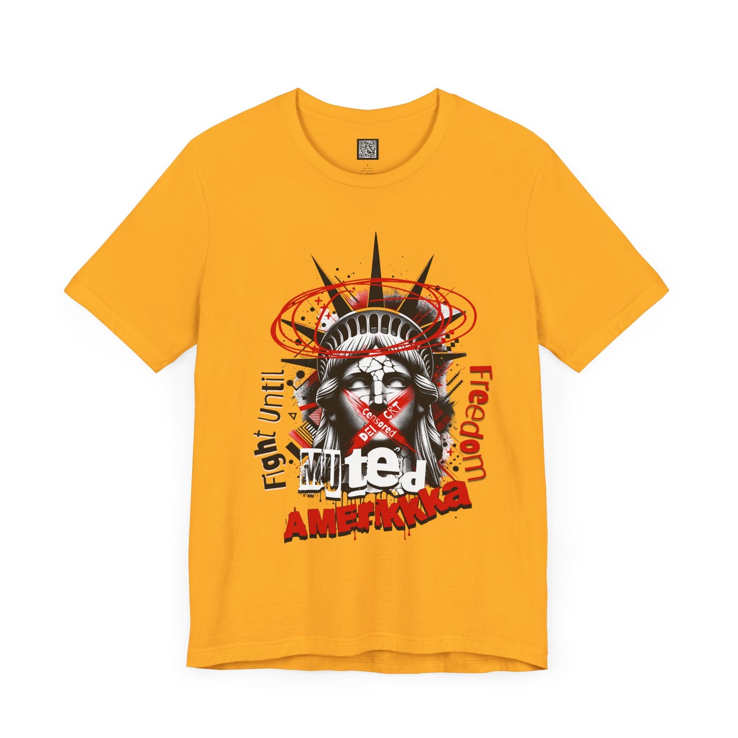 Patriotic Freedom Graphic Tee, Fight Oligarchy in America T-Shirts, This is America Shirt, Unisex Freedom for America Tees