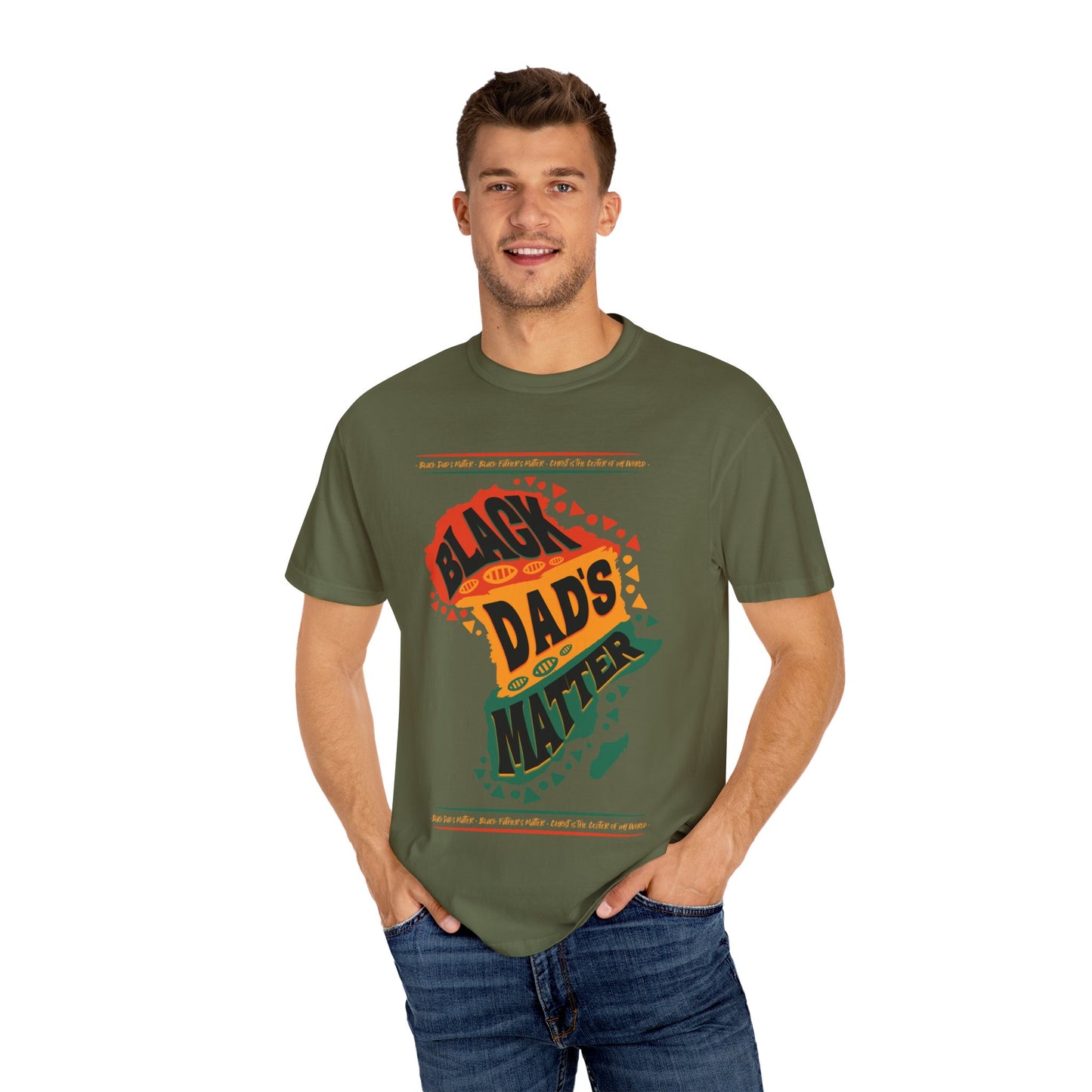 Black Dads Matter Unisex T-Shirt, Perfect for Father's Day, Family Gatherings, and Everyday Wear, Support Black Fatherhood