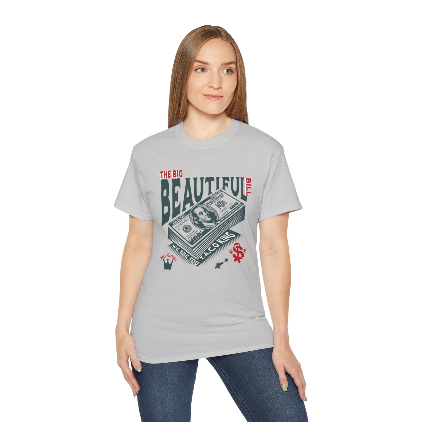 T.A.C.O Donald: Big Beautiful Bill T-Shirt, The Only One Big Beautiful Bill Shirt, No Kings and Hands Off Protest Shirts, Money Falling Shirt