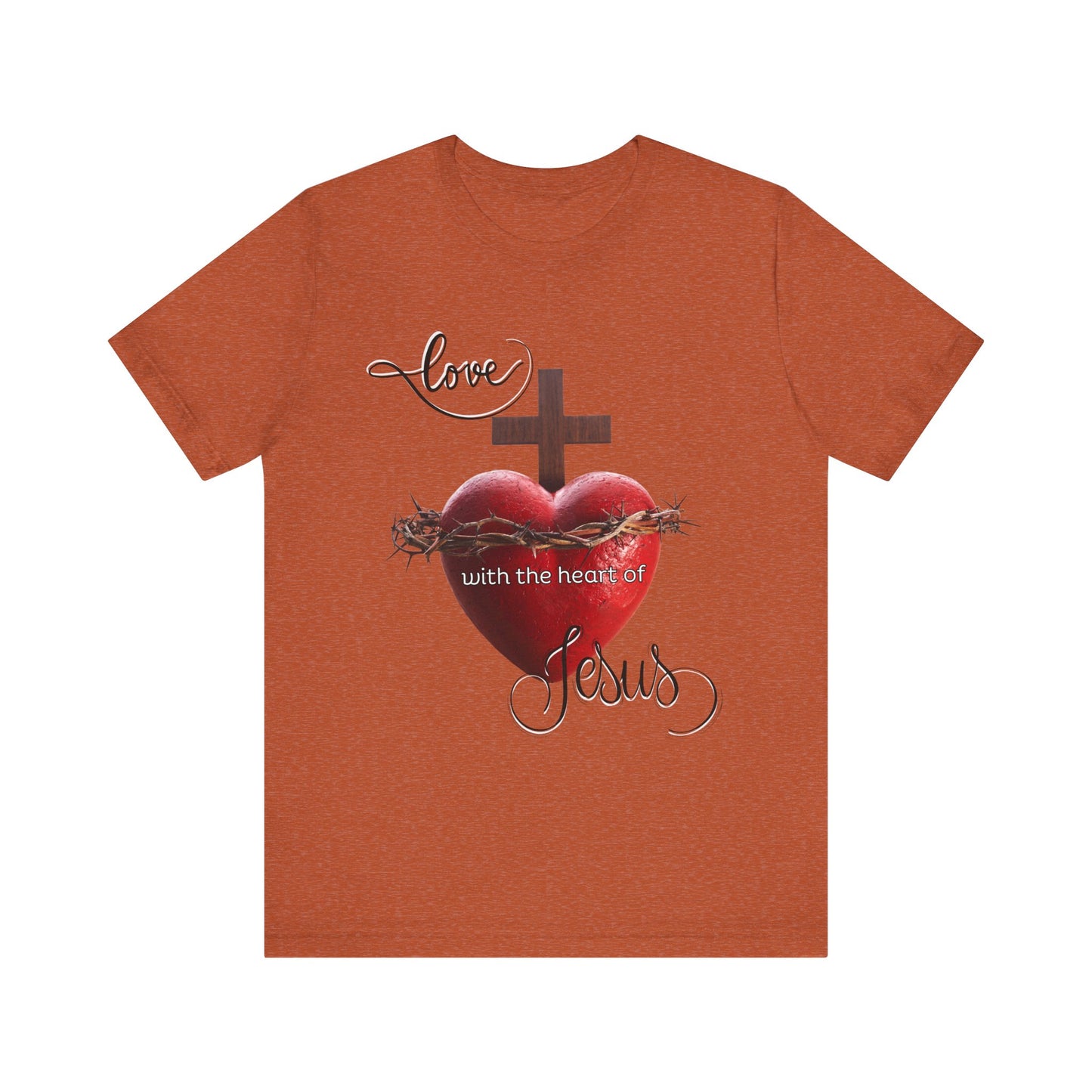 Religious T-Shirts for Men & Women, Christian T-Shirts, Christian Gifts, Jesus Loves Shirts, Jesus T-Shirts, Religious Jesus T-Shirt, Unisex Jersey Short Sleeve Tee