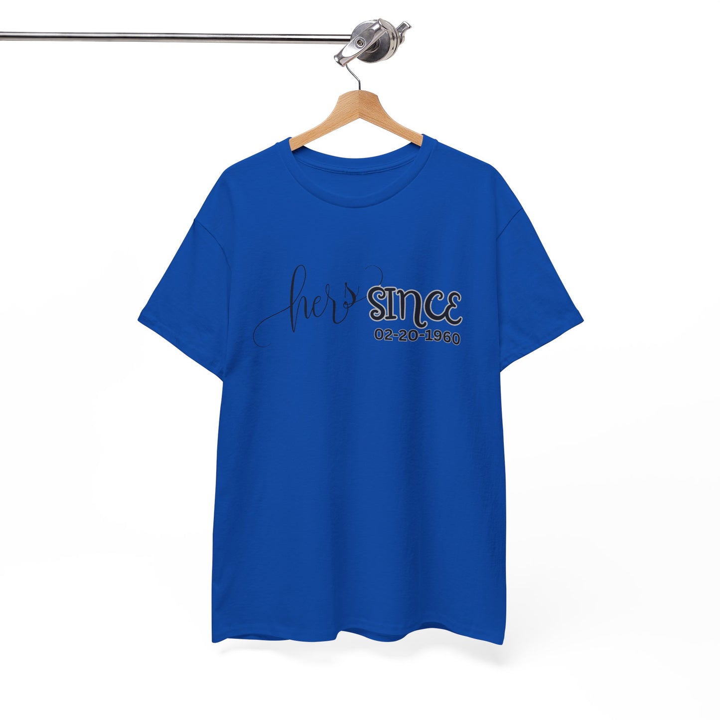 Personalized His and Hers Valentine T-Shirts, Custom Valentine T-Shirts, Unisex Valentine T-Shirts, T-Shirts for Couples, (His Sold Separately)