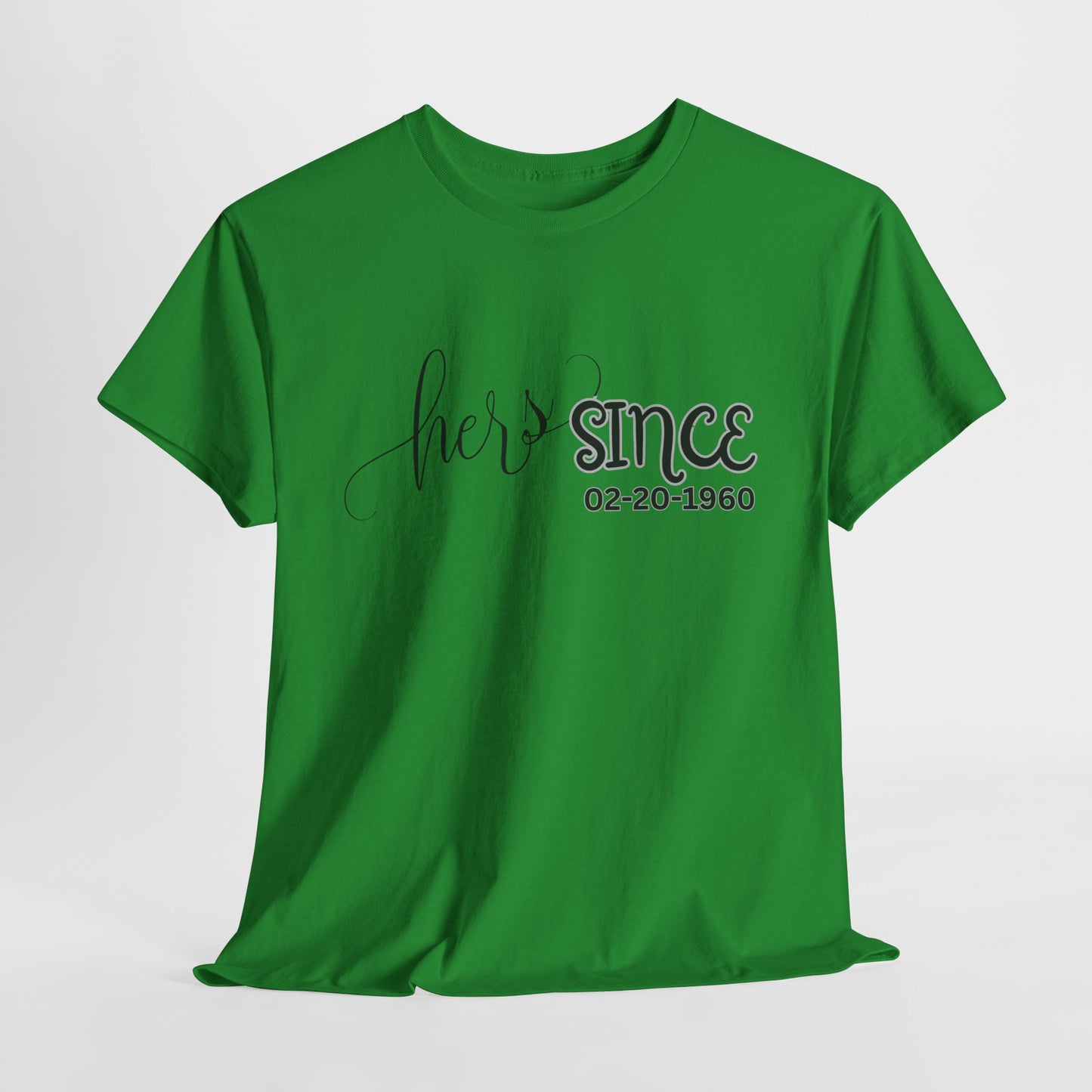 Personalized His and Hers Valentine T-Shirts, Custom Valentine T-Shirts, Unisex Valentine T-Shirts, T-Shirts for Couples, (His Sold Separately)