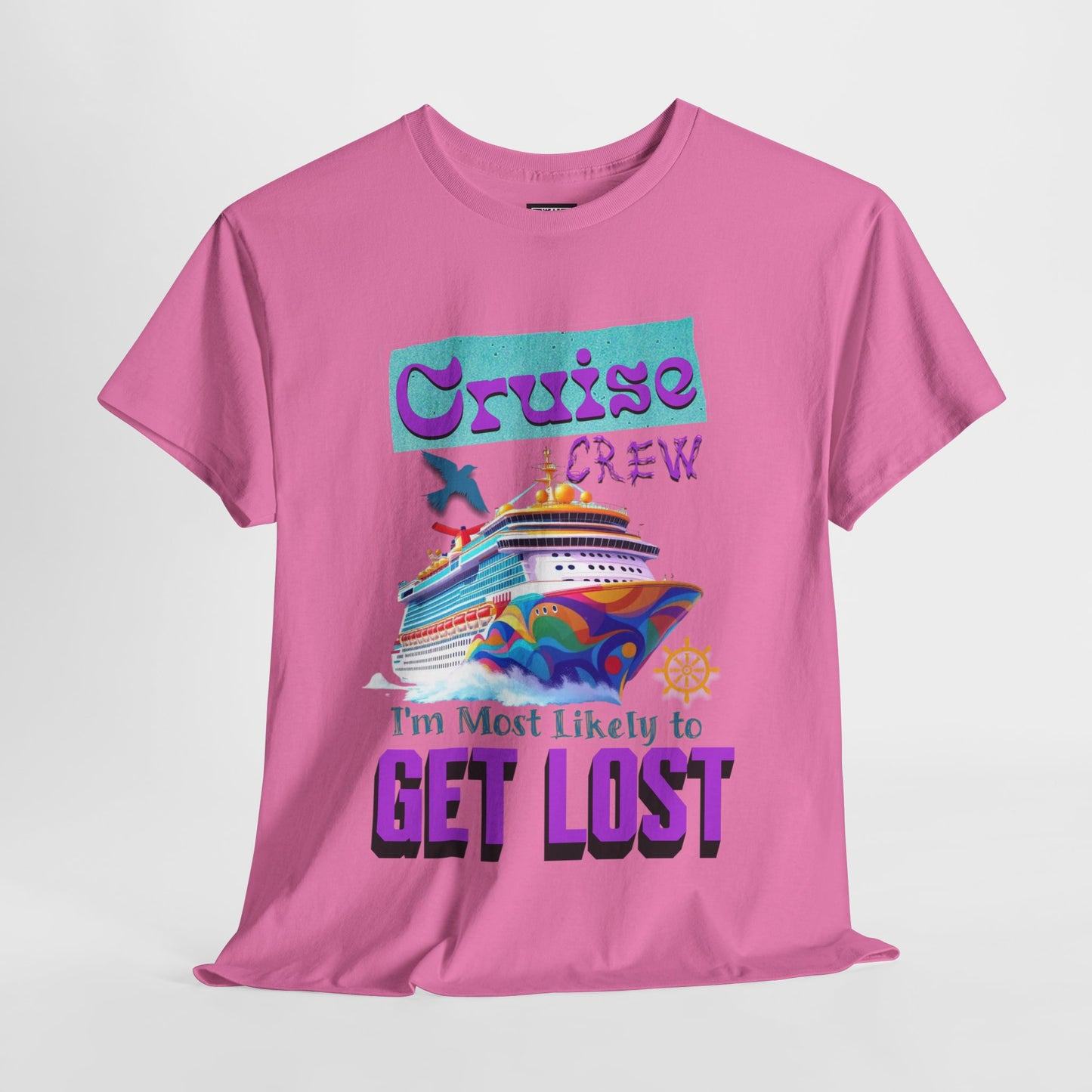 Cruise Crew T-Shirt - Funny Cruise Vacation Tees, Gift for Cruise Travelers, Funny Holiday Wardrobe, Nautical Adventure Apparel,