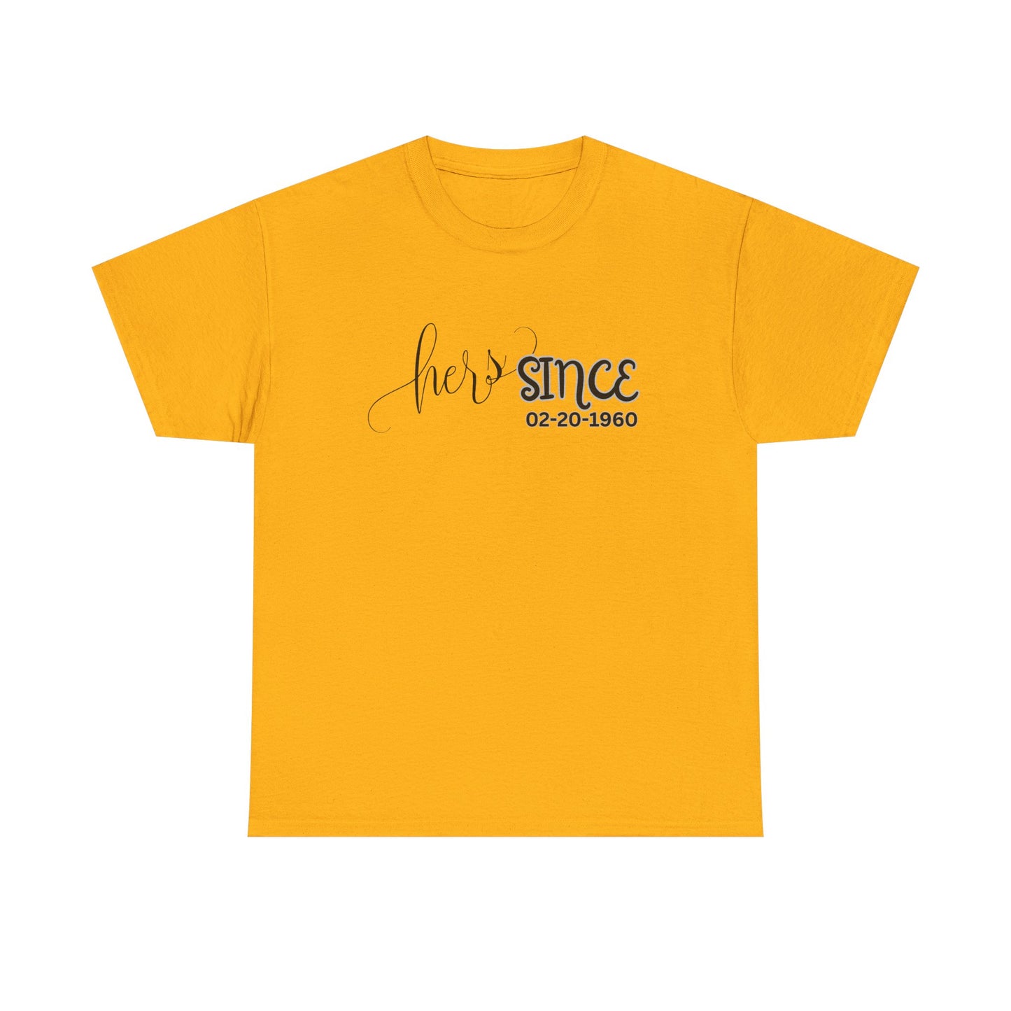 Personalized His and Hers Valentine T-Shirts, Custom Valentine T-Shirts, Unisex Valentine T-Shirts, T-Shirts for Couples, (His Sold Separately)