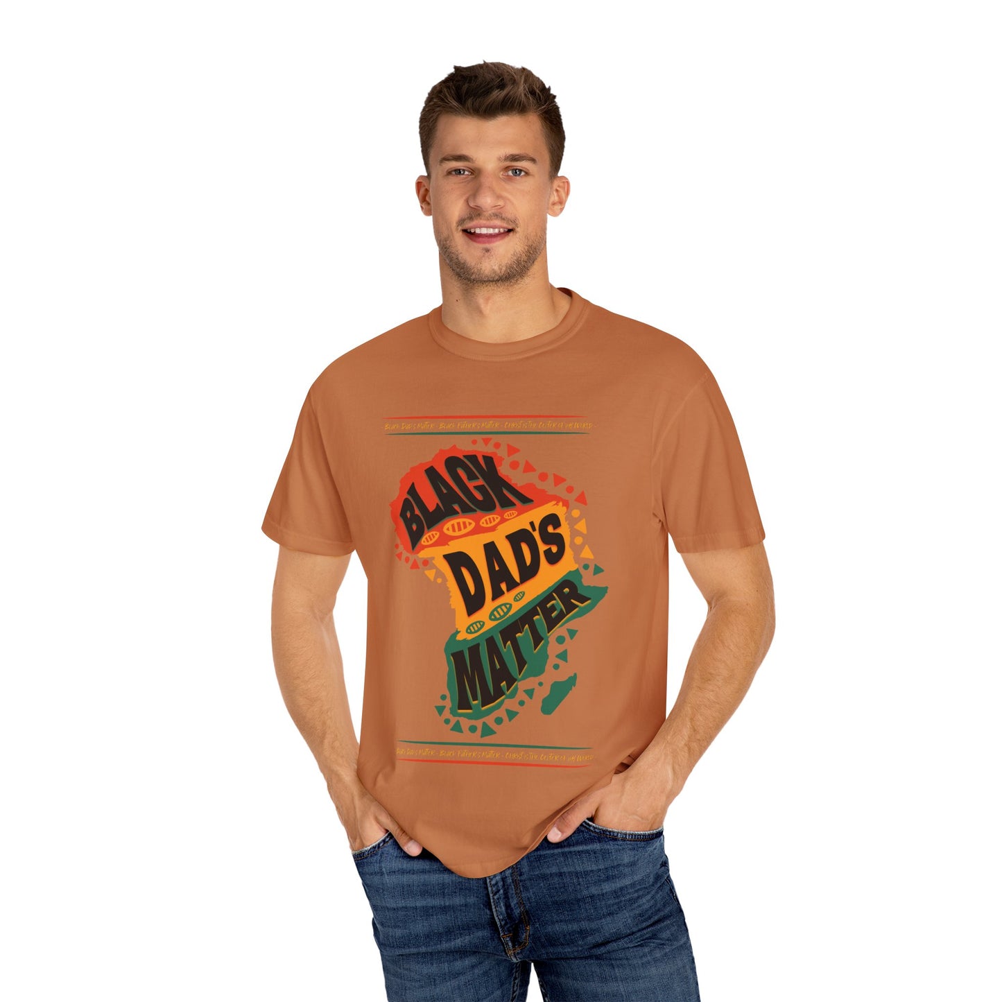 Black Dads Matter Unisex T-Shirt, Perfect for Father's Day, Family Gatherings, and Everyday Wear, Support Black Fatherhood