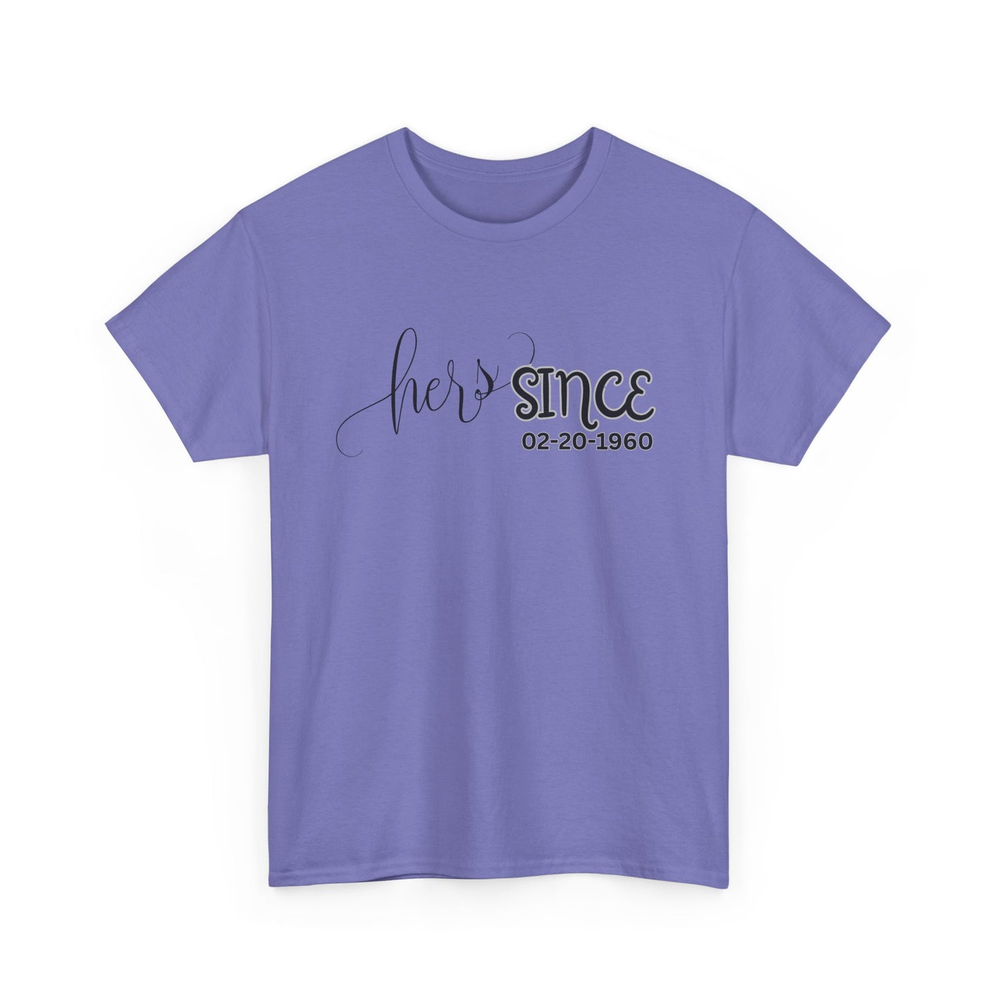 Personalized His and Hers Valentine T-Shirts, Custom Valentine T-Shirts, Unisex Valentine T-Shirts, T-Shirts for Couples, (His Sold Separately)