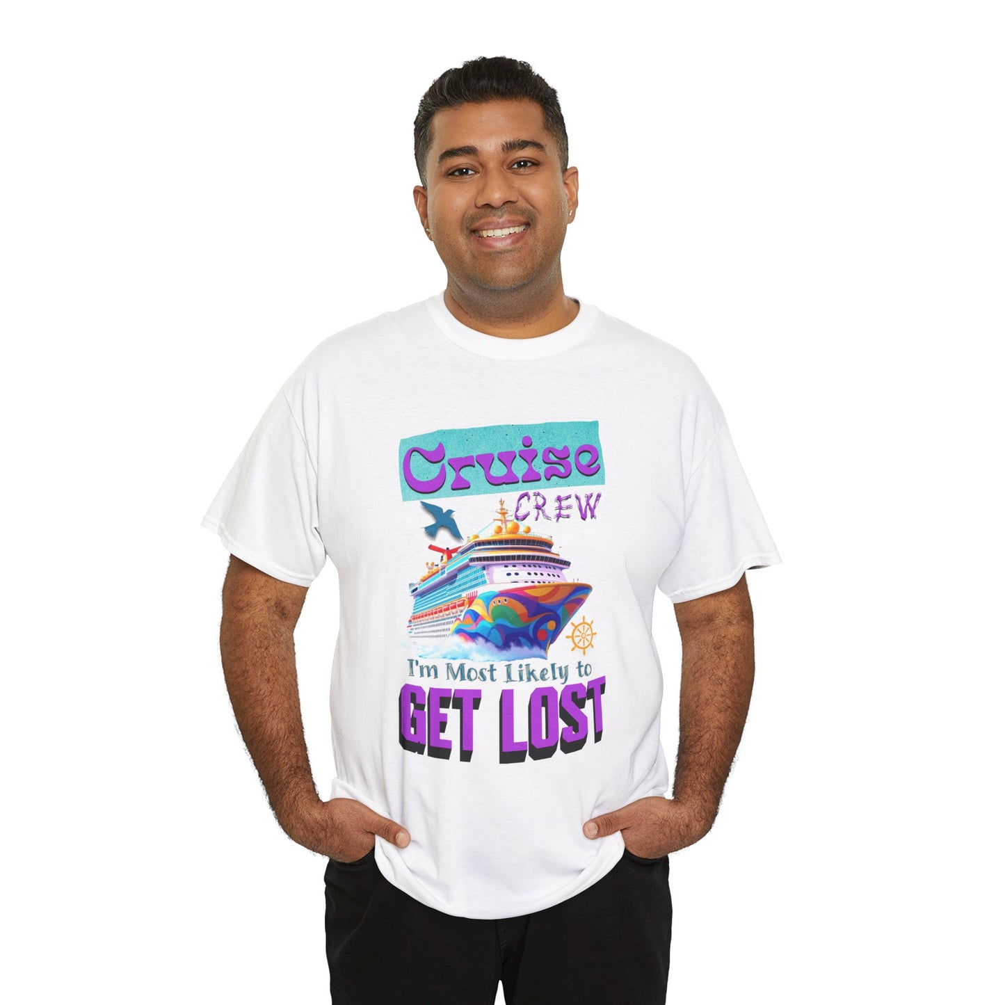 Cruise Crew T-Shirt - Funny Cruise Vacation Tees, Gift for Cruise Travelers, Funny Holiday Wardrobe, Nautical Adventure Apparel,