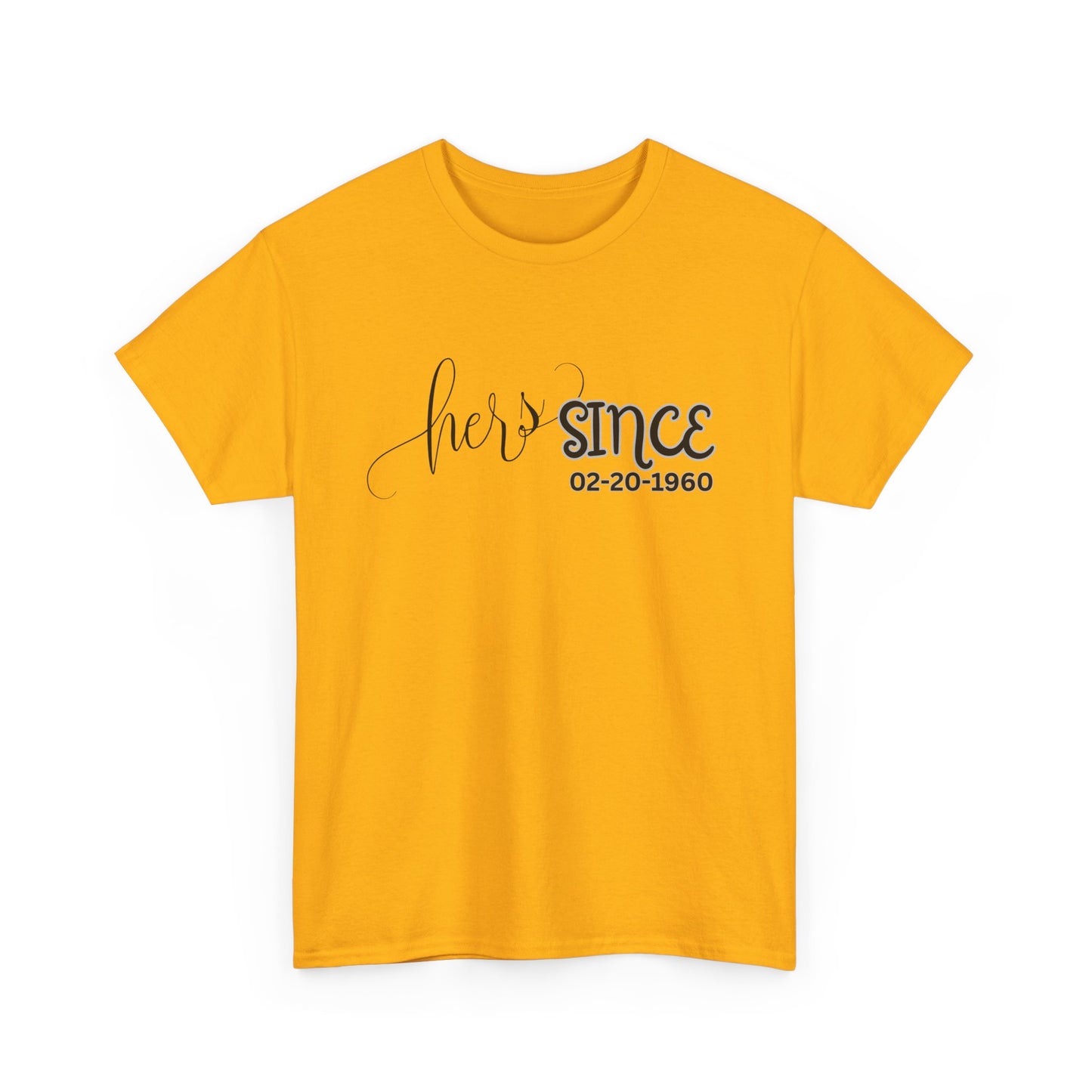 Personalized His and Hers Valentine T-Shirts, Custom Valentine T-Shirts, Unisex Valentine T-Shirts, T-Shirts for Couples, (His Sold Separately)