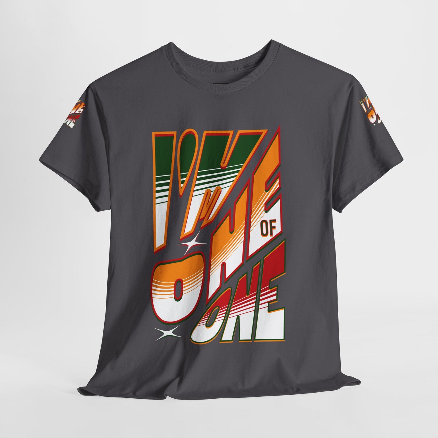 Unisex Heavy Cotton Tee - I'm One of One, Juneteenth Graphic T-Shirt, Bold Statement Shirt, Unisex Self-Love Style T-Shirt, Melanin T-Shirt